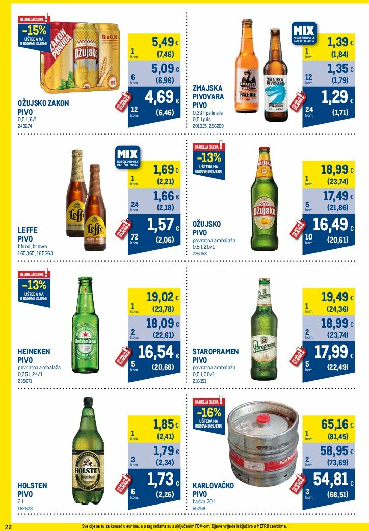 metro - Prelistajte katalog Metro - Profi cijena, vrijedi od 01.08. do 31.08. - page: 22