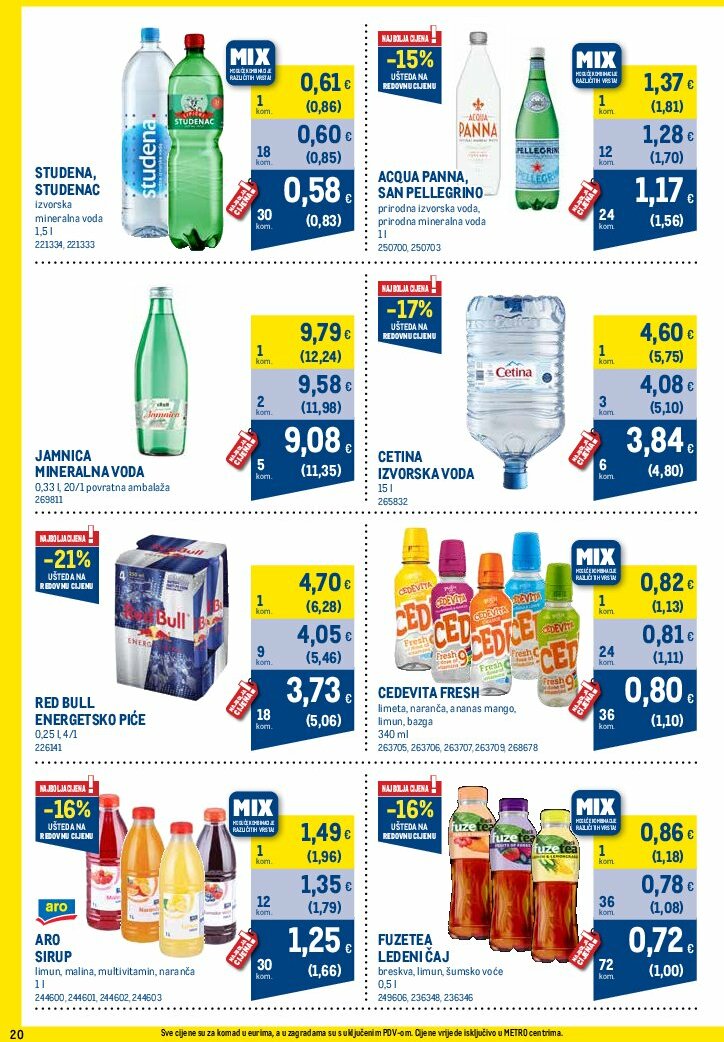 metro - Prelistajte katalog Metro - Profi cijena, vrijedi od 01.08. do 31.08. - page: 20