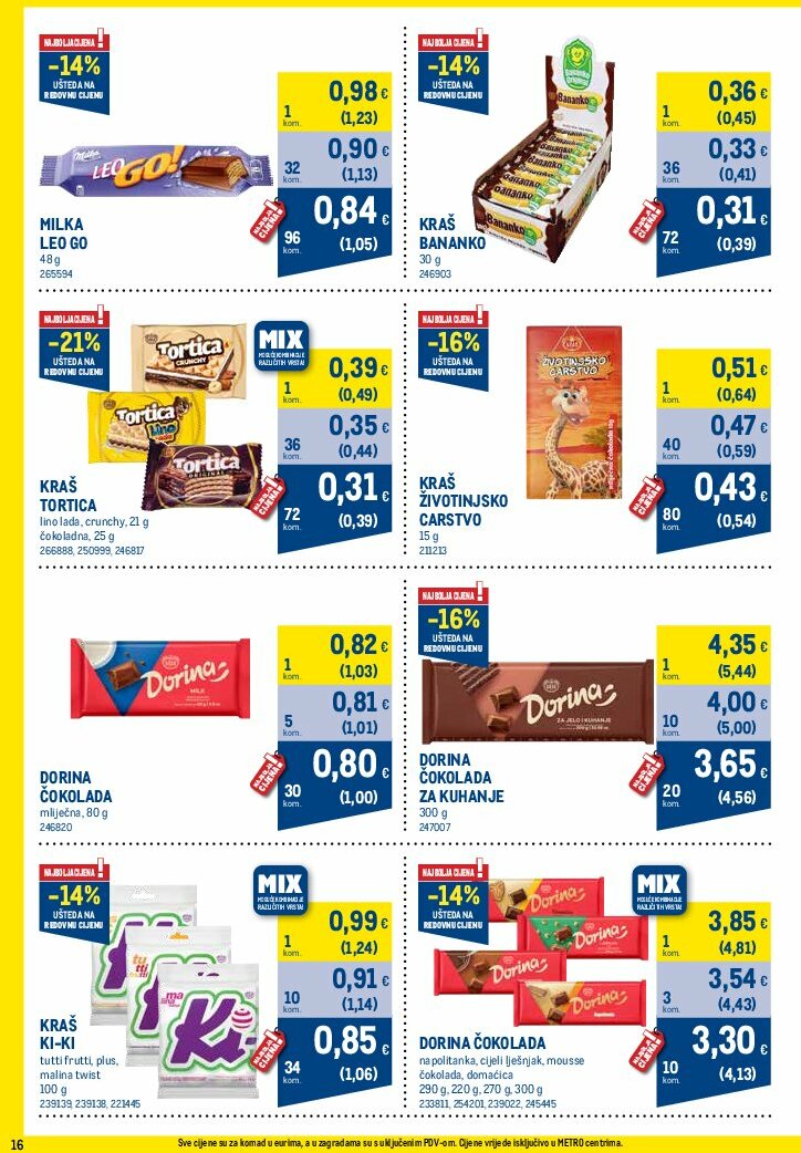metro - Prelistajte katalog Metro - Profi cijena, vrijedi od 01.08. do 31.08. - page: 16