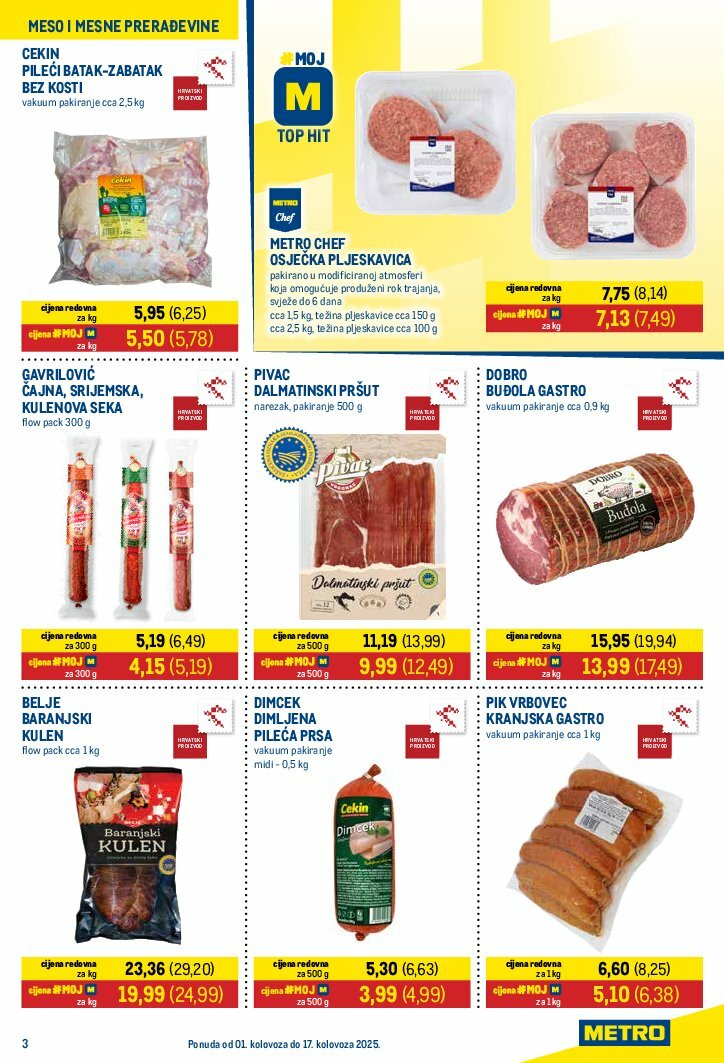 metro - Prelistajte katalog Metro - Prehrana, vrijedi od 01.08. do 17.08. - page: 3
