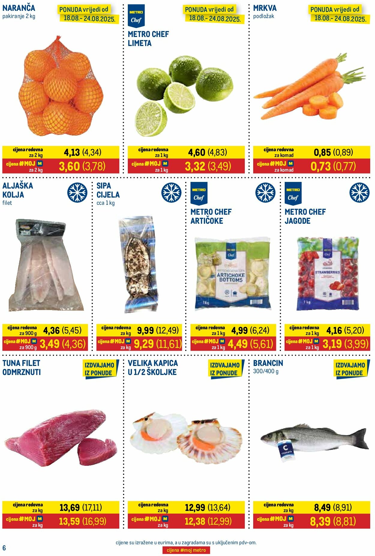 metro - Prelistajte katalog Metro - Prehrana i neprehrana, vrijedi od 18.08. do 31.08. - page: 6