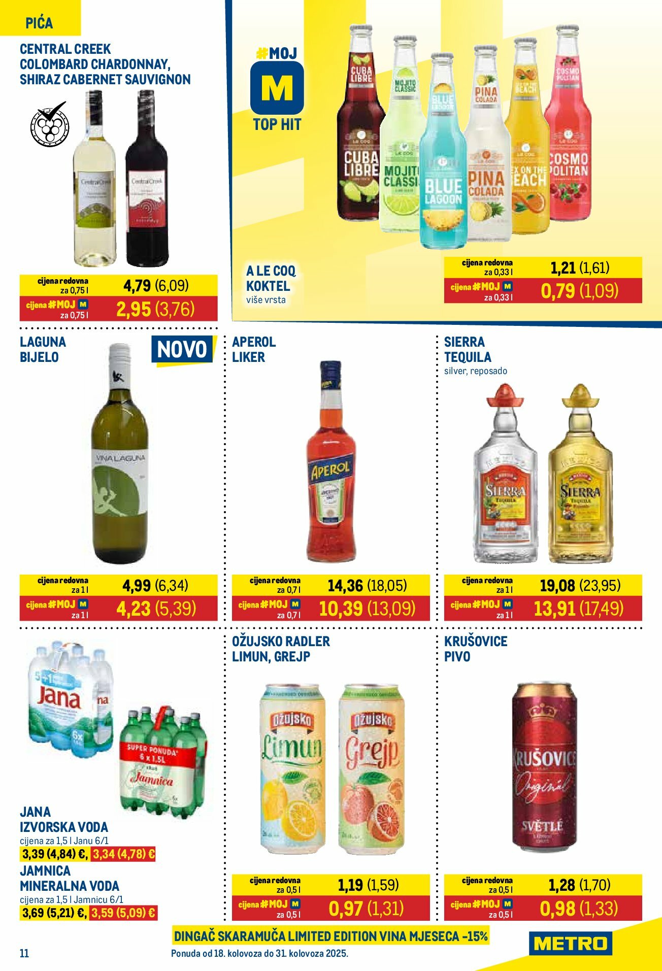 metro - Prelistajte katalog Metro - Prehrana i neprehrana, vrijedi od 18.08. do 31.08. - page: 11