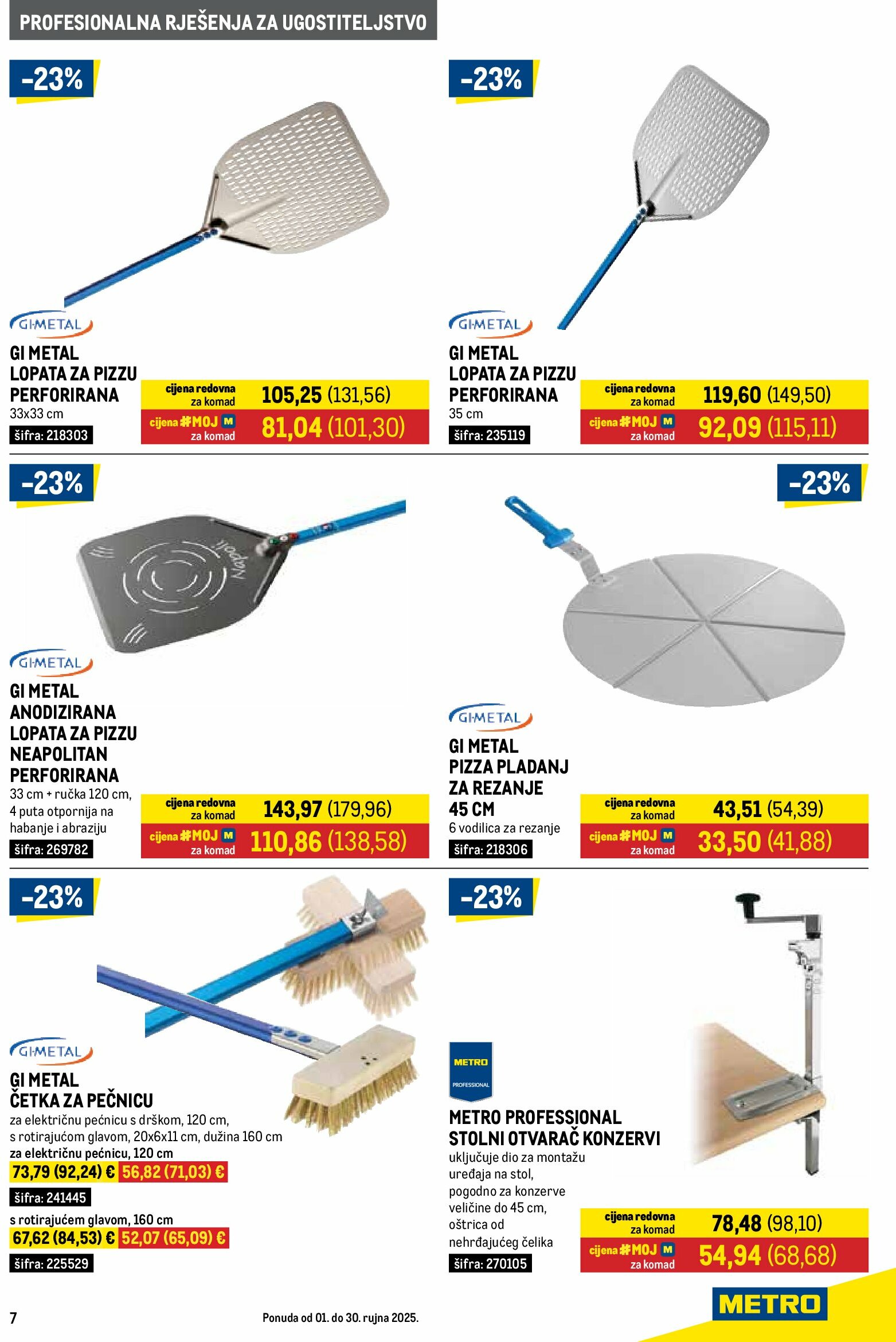 metro - Prelistajte katalog Metro - Gastro, vrijedi od 01.09. do 30.09. - page: 7