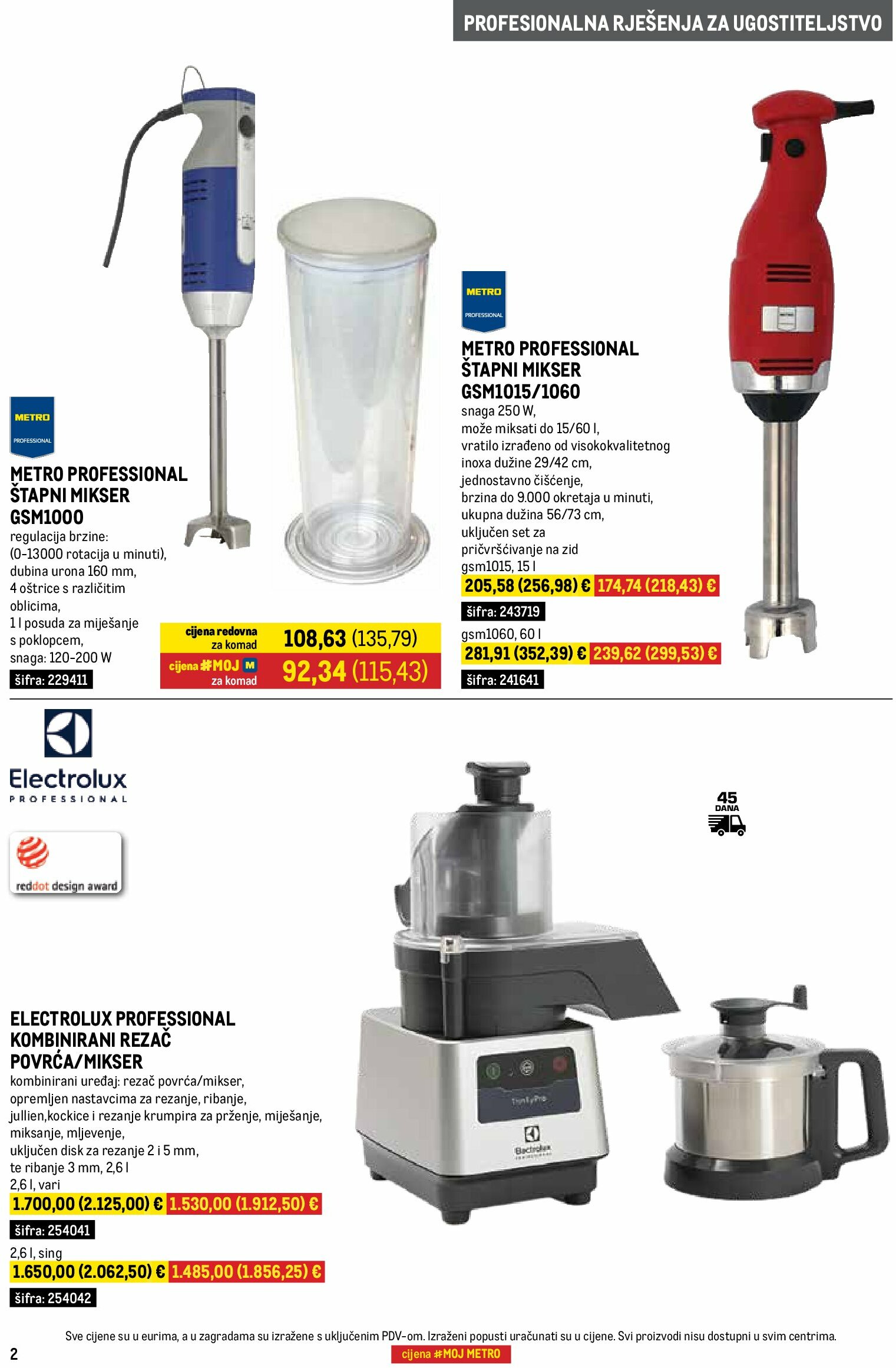 metro - Prelistajte katalog Metro - Gastro, vrijedi od 01.09. do 30.09. - page: 2