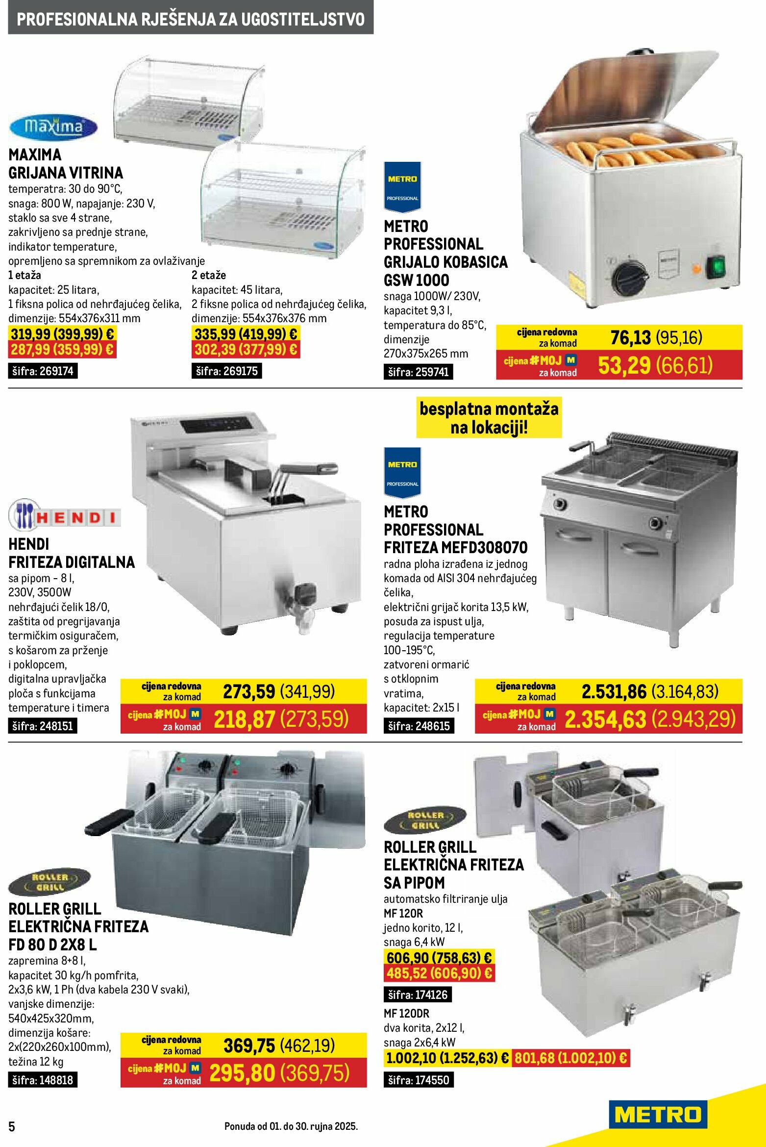 metro - Prelistajte katalog Metro - Gastro, vrijedi od 01.09. do 30.09. - page: 5