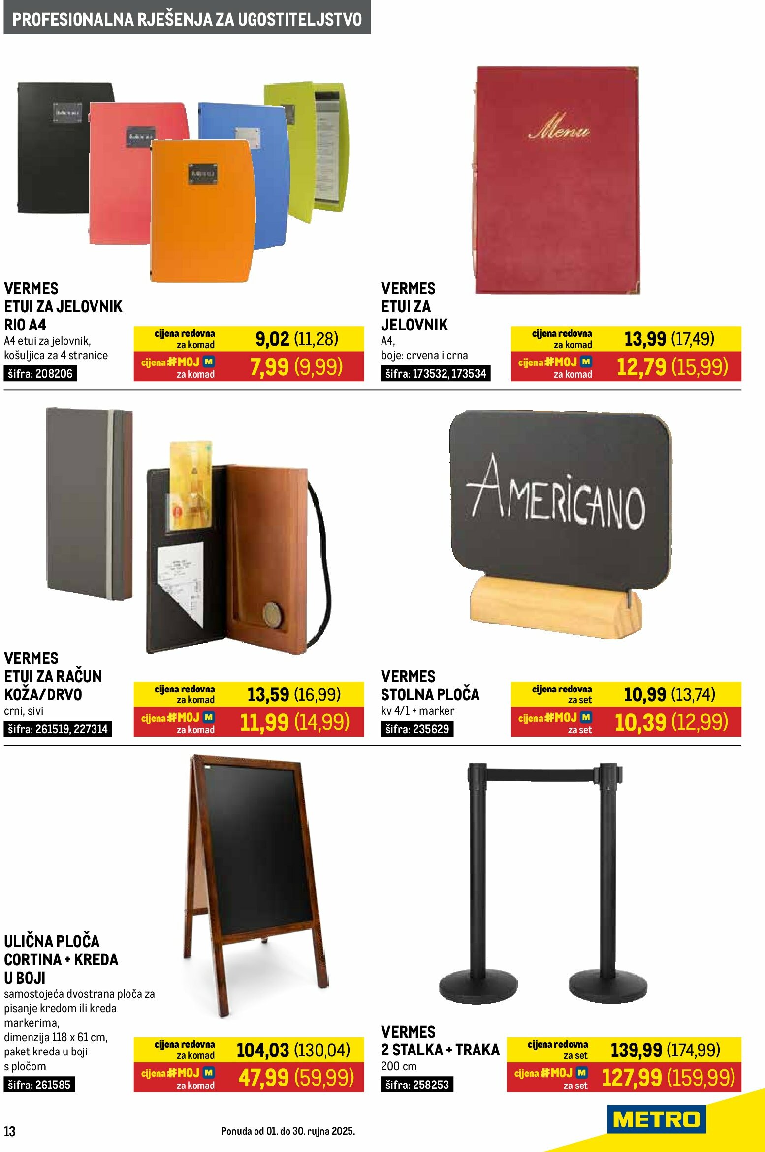 metro - Prelistajte katalog Metro - Gastro, vrijedi od 01.09. do 30.09. - page: 13
