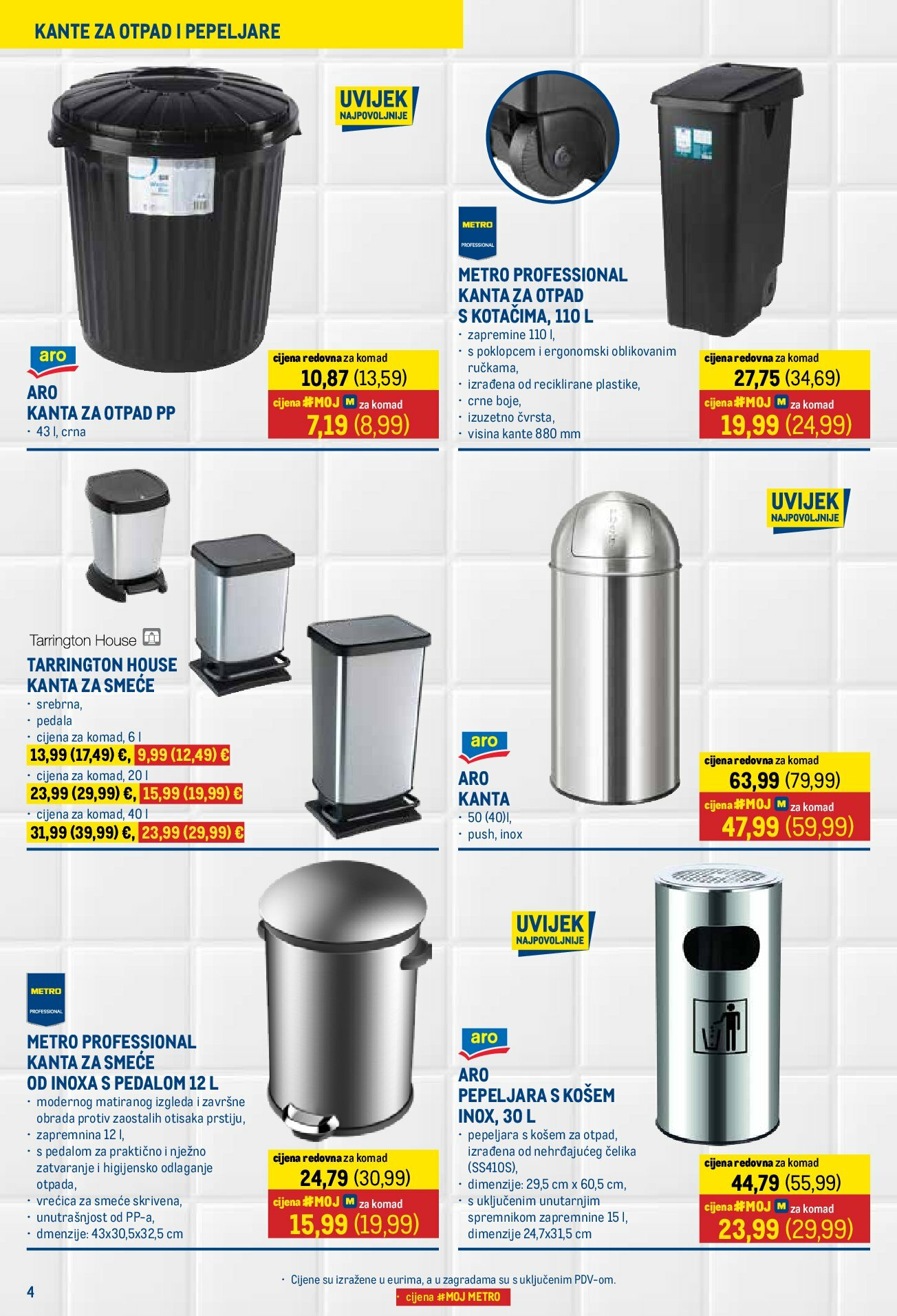 metro - Prelistajte katalog Metro - Sve za čišćenje, vrijedi od 01.09. do 30.09. - page: 4