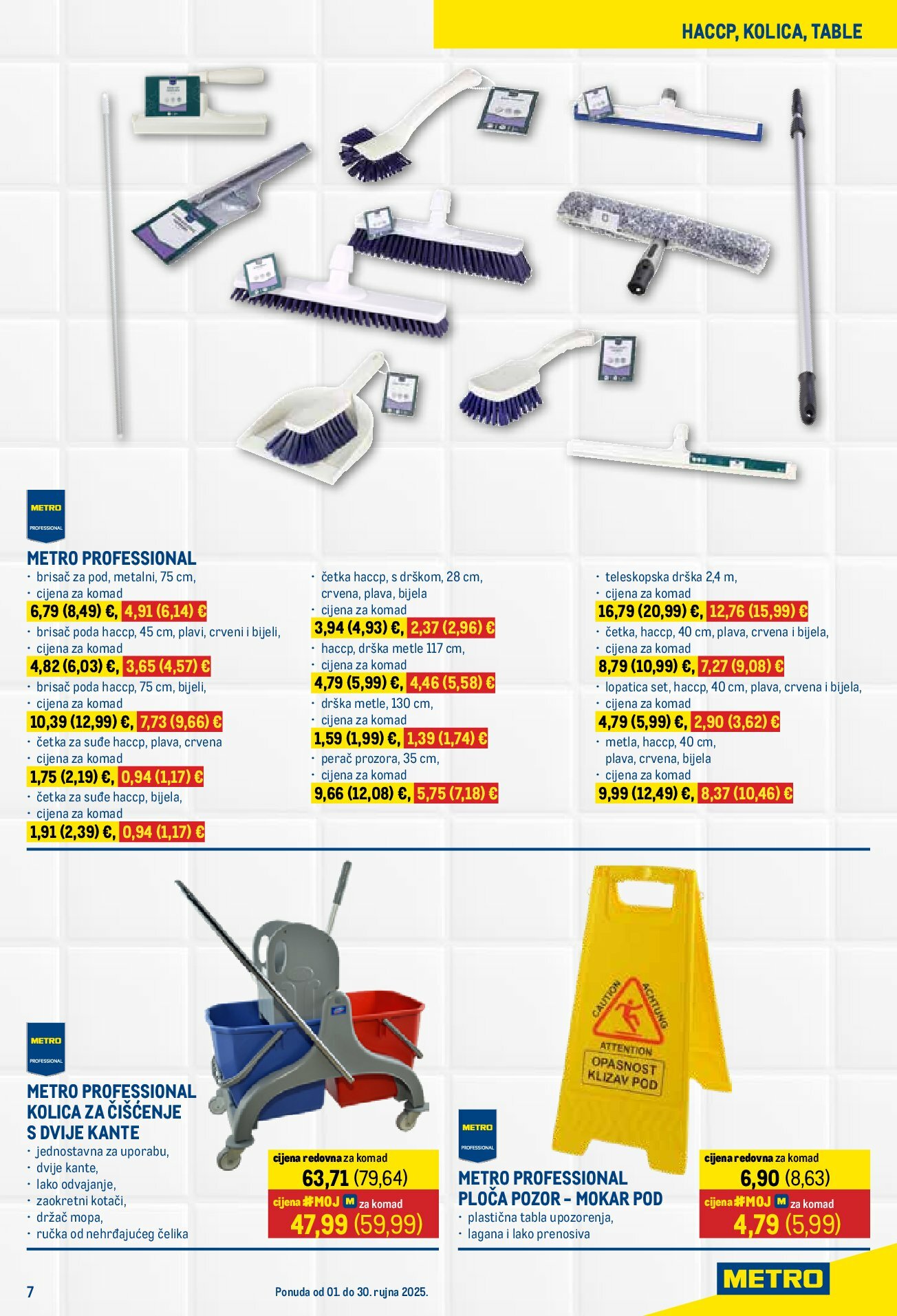 metro - Prelistajte katalog Metro - Sve za čišćenje, vrijedi od 01.09. do 30.09. - page: 7