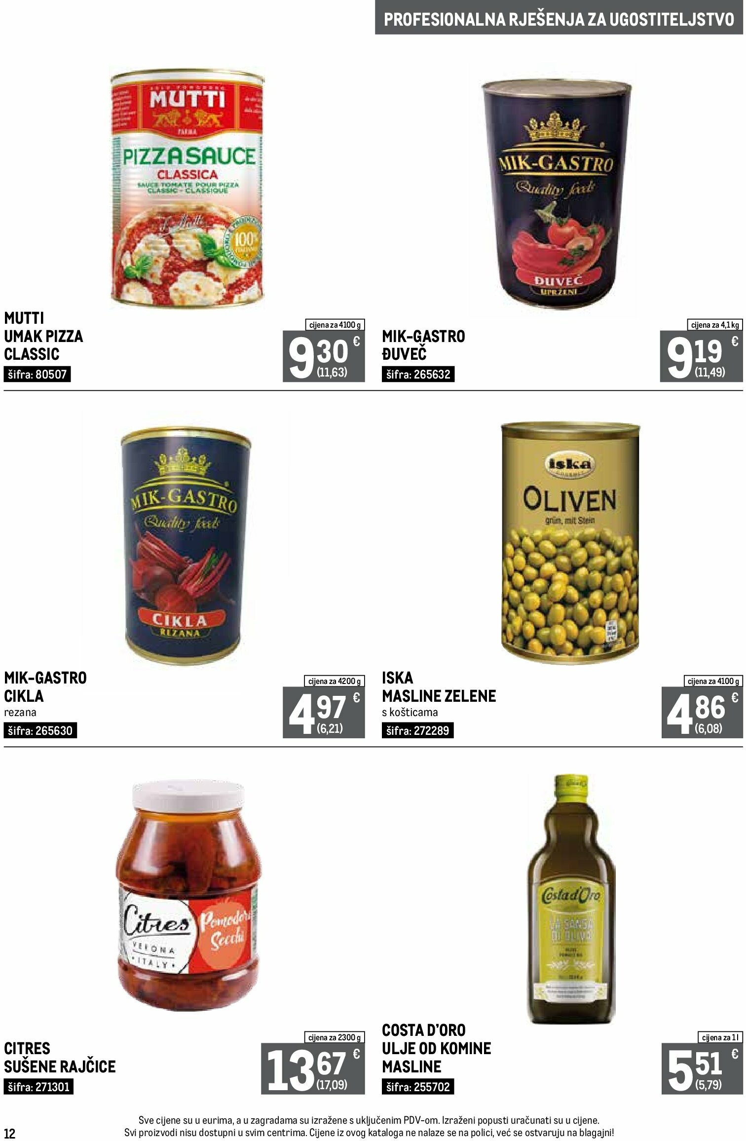 metro - Prelistajte katalog Metro - Profesionalna rješenja za ugostiteljstvo, vrijedi od 01.09. do 30.09. - page: 12