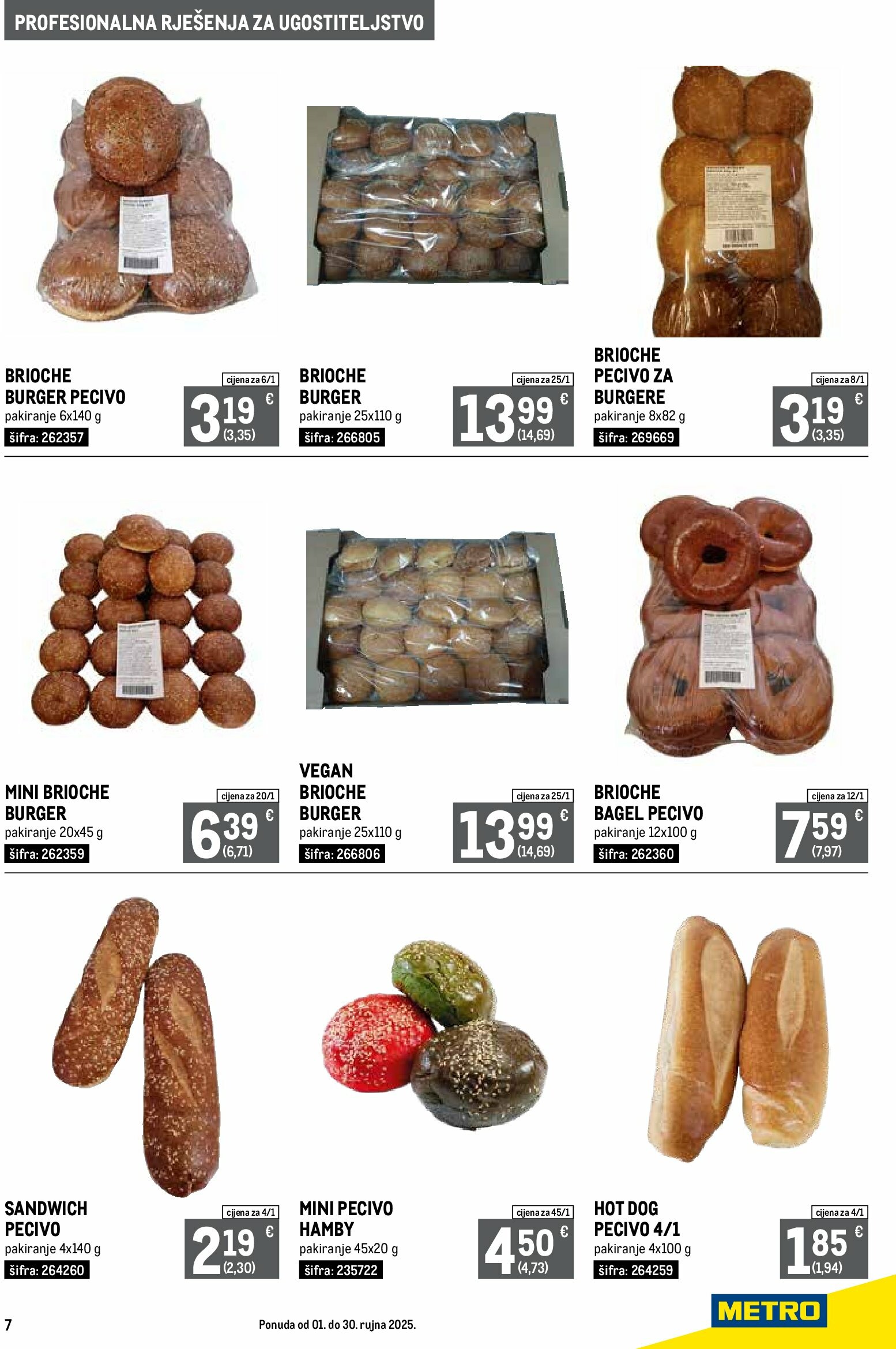 metro - Prelistajte katalog Metro - Profesionalna rješenja za ugostiteljstvo, vrijedi od 01.09. do 30.09. - page: 7