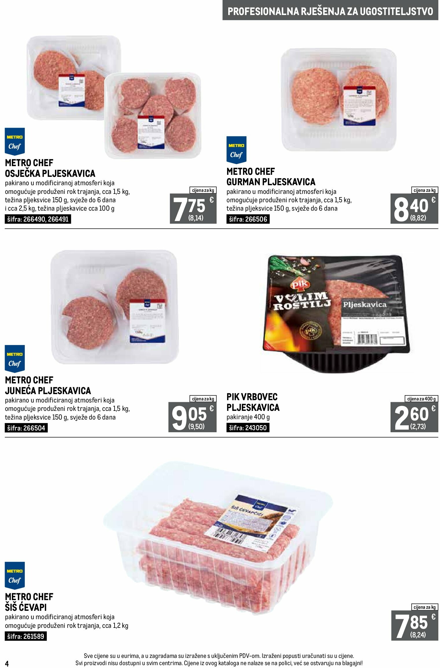 metro - Prelistajte katalog Metro - Profesionalna rješenja za ugostiteljstvo, vrijedi od 01.09. do 30.09. - page: 4