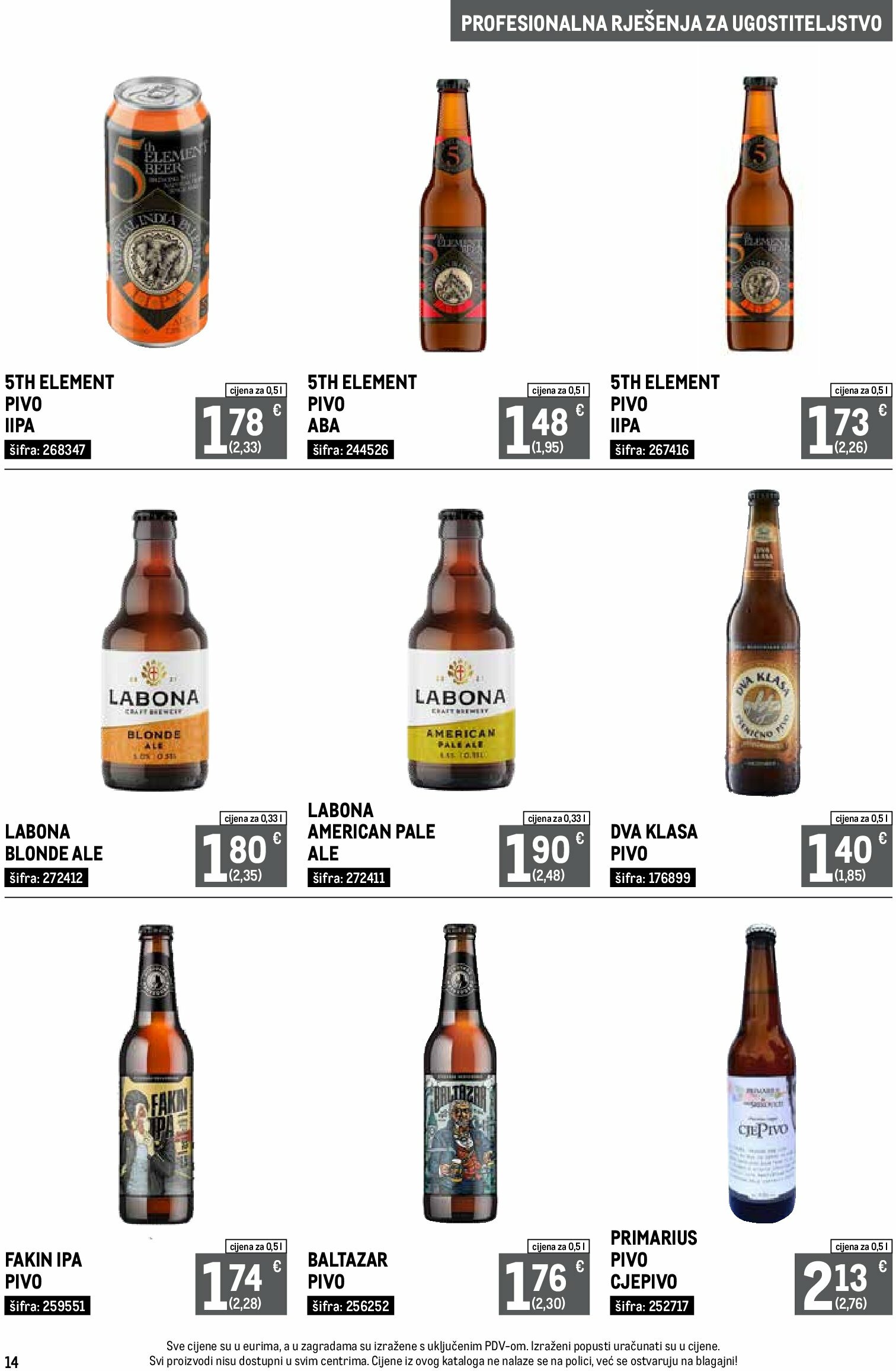 metro - Prelistajte katalog Metro - Profesionalna rješenja za ugostiteljstvo, vrijedi od 01.09. do 30.09. - page: 14