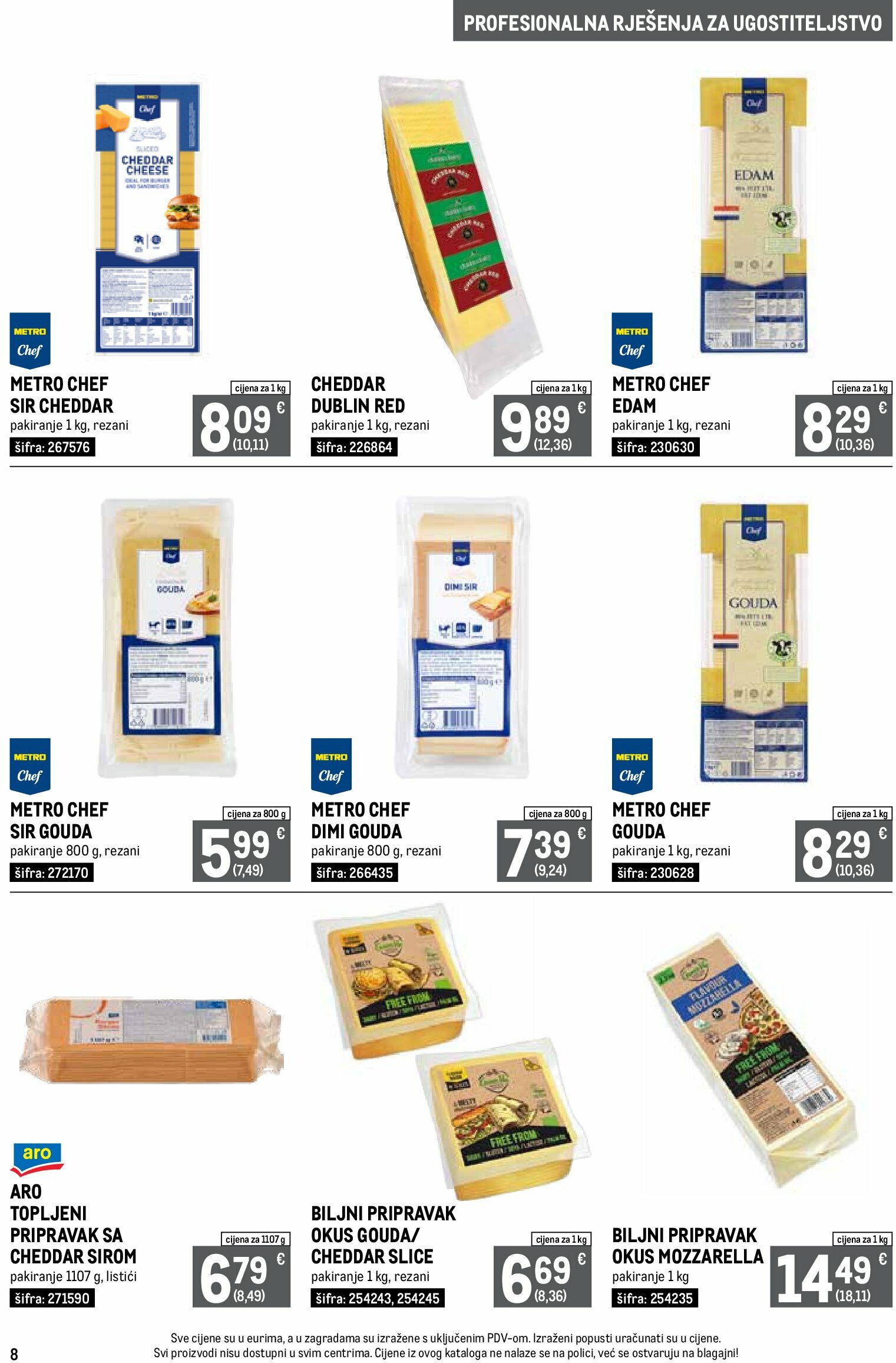metro - Prelistajte katalog Metro - Profesionalna rješenja za ugostiteljstvo, vrijedi od 01.09. do 30.09. - page: 8