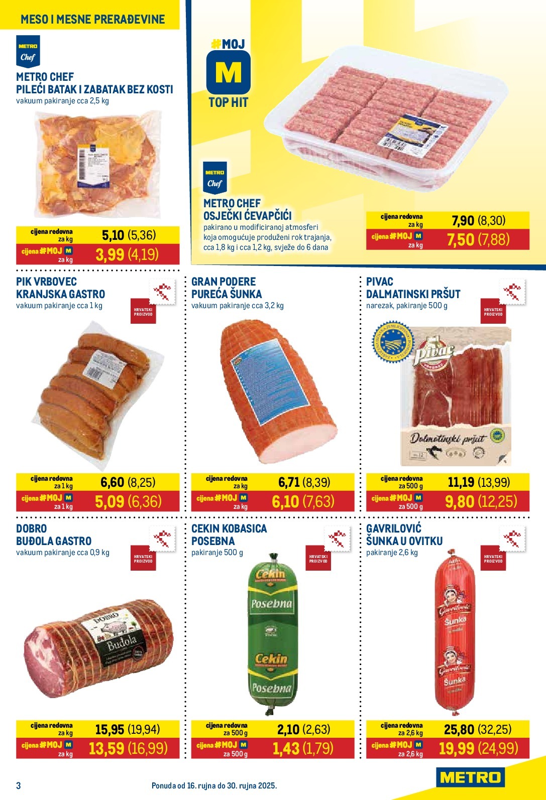 metro - Prelistajte katalog Metro - Prehrana i neprehrana, vrijedi od 16.09. do 30.09. - page: 3