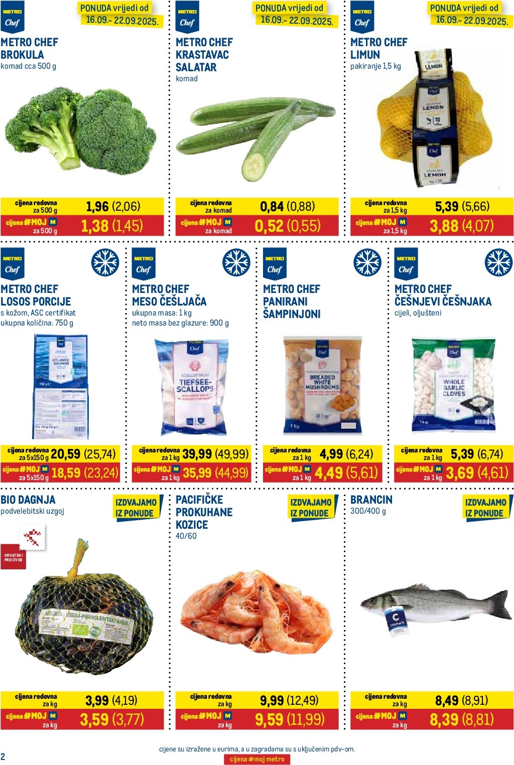 metro - Prelistajte katalog Metro - Prehrana i neprehrana, vrijedi od 16.09. do 30.09. - page: 2