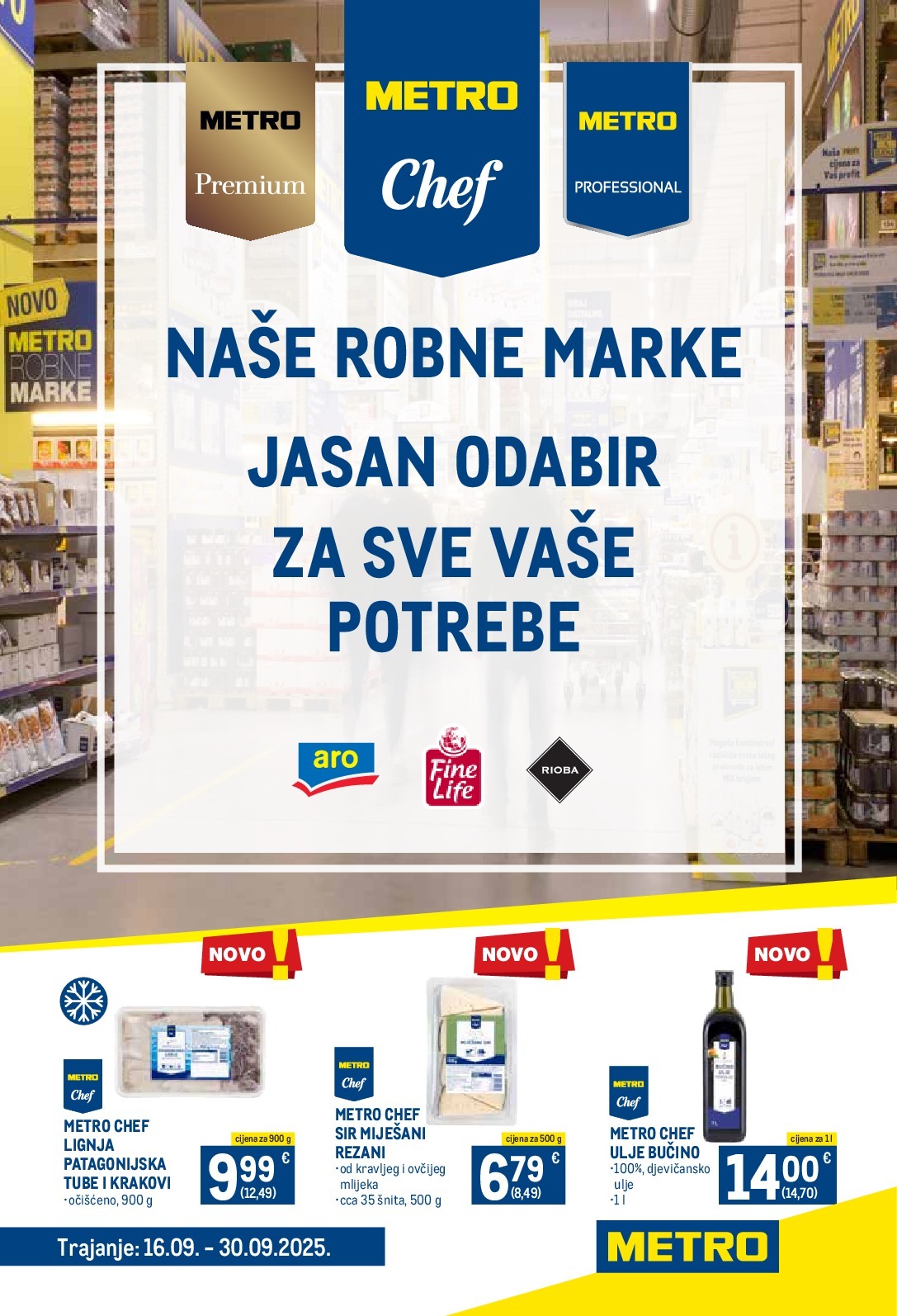 metro - Prelistajte katalog Metro - Robne marke, vrijedi od 16.09. do 30.09.