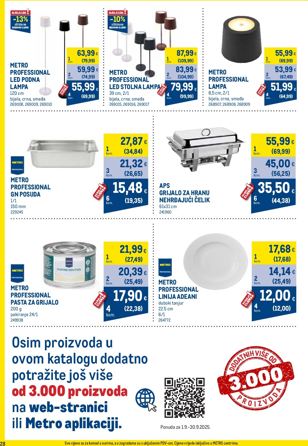 metro - Prelistajte katalog Metro - Profi cijena, vrijedi od 01.09. do 30.09. - page: 28