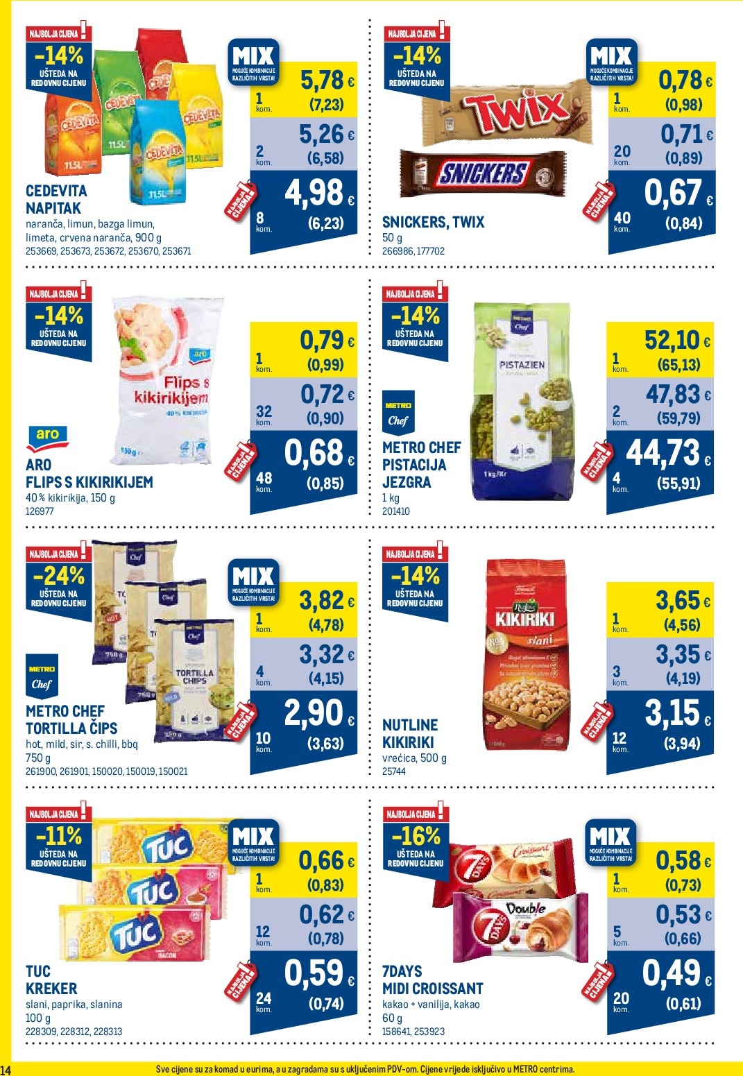 metro - Prelistajte katalog Metro - Profi cijena, vrijedi od 01.09. do 30.09. - page: 14