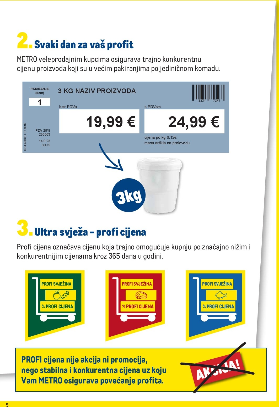 metro - Prelistajte katalog Metro - Profi cijena, vrijedi od 01.09. do 30.09. - page: 5