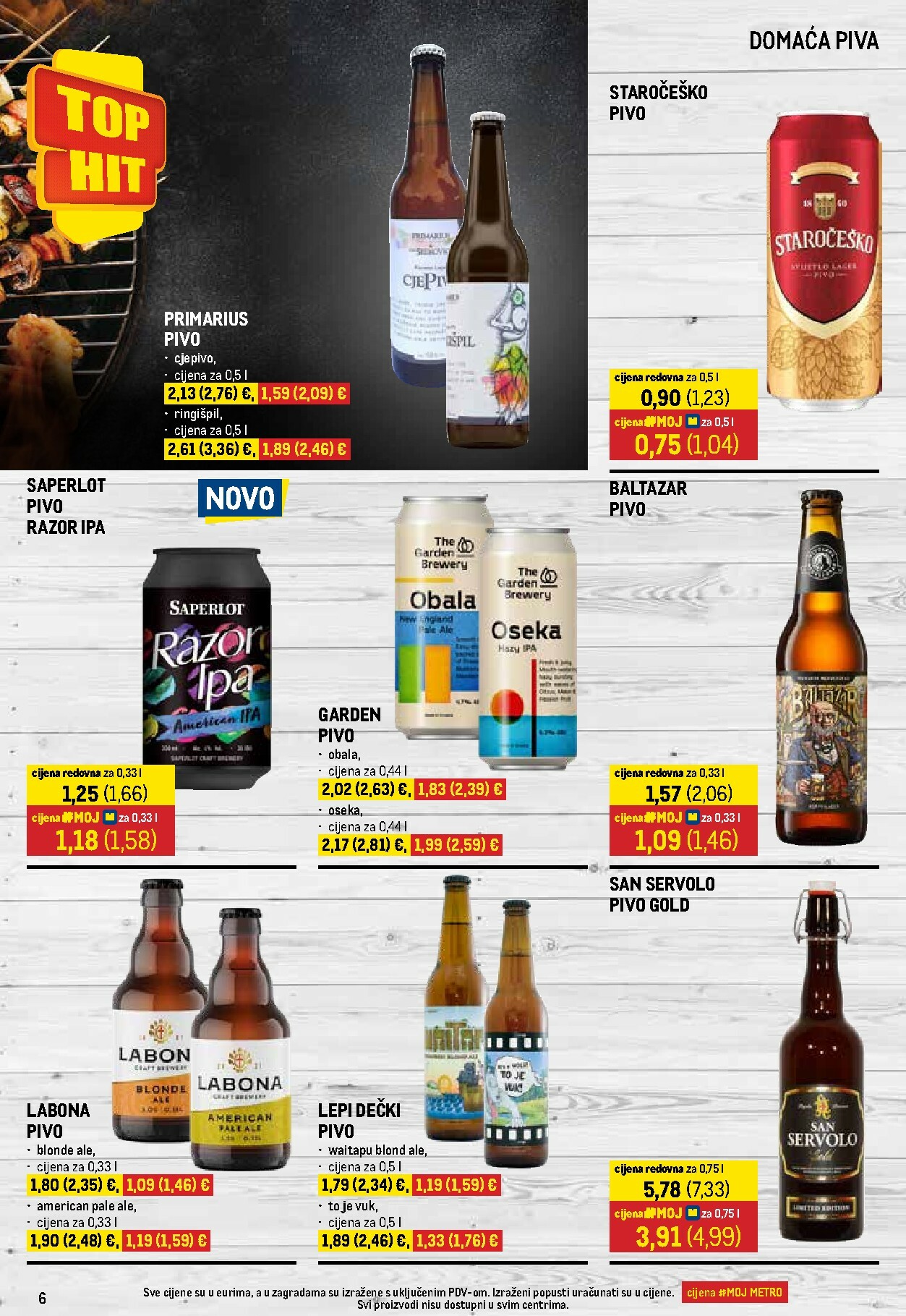 metro - Prelistajte katalog Metro - Pivo & Burger, vrijedi od 01.10. do 15.10. - page: 6