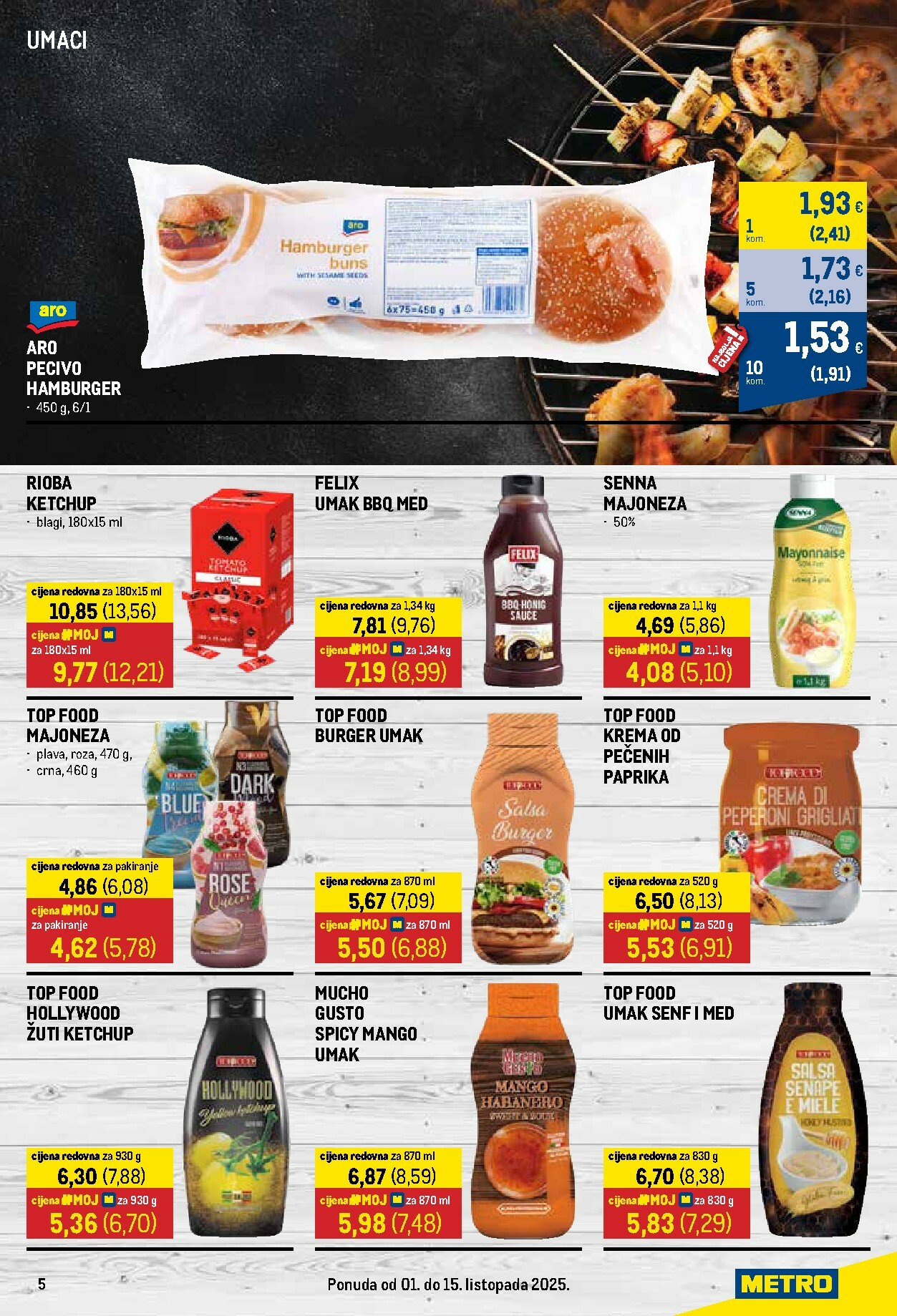 metro - Prelistajte katalog Metro - Pivo & Burger, vrijedi od 01.10. do 15.10. - page: 5
