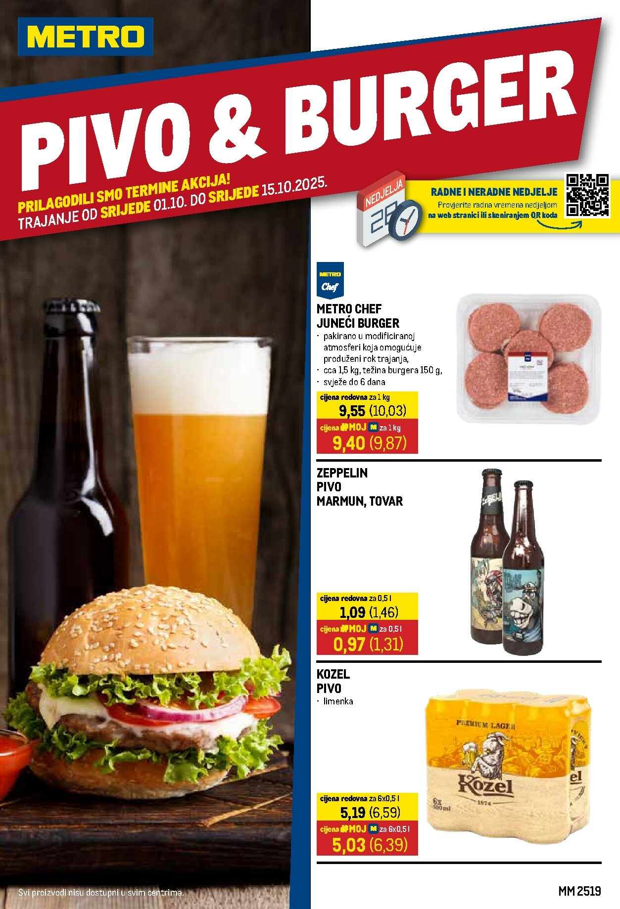 metro - Prelistajte katalog Metro - Pivo & Burger, vrijedi od 01.10. do 15.10.