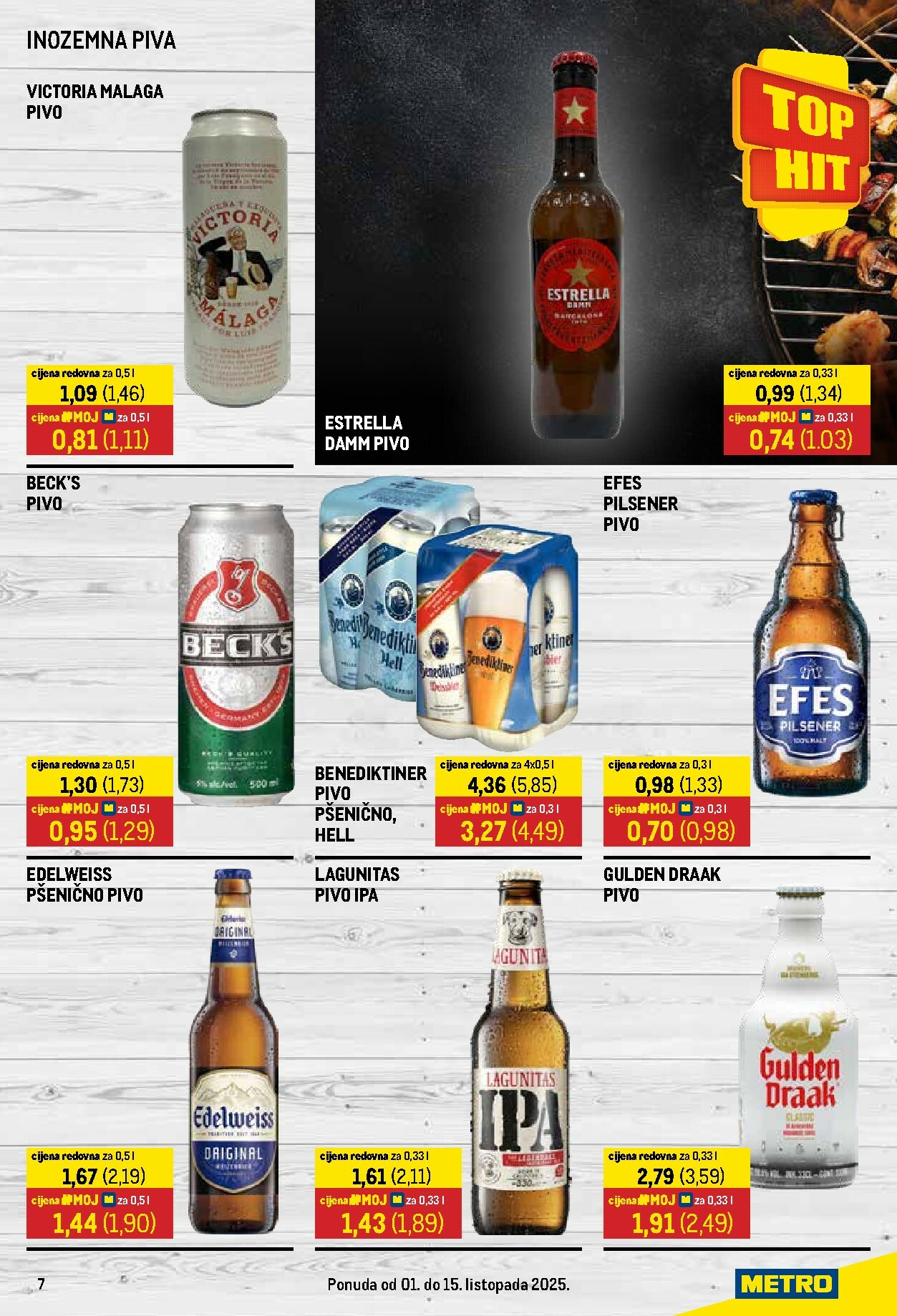 metro - Prelistajte katalog Metro - Pivo & Burger, vrijedi od 01.10. do 15.10. - page: 7