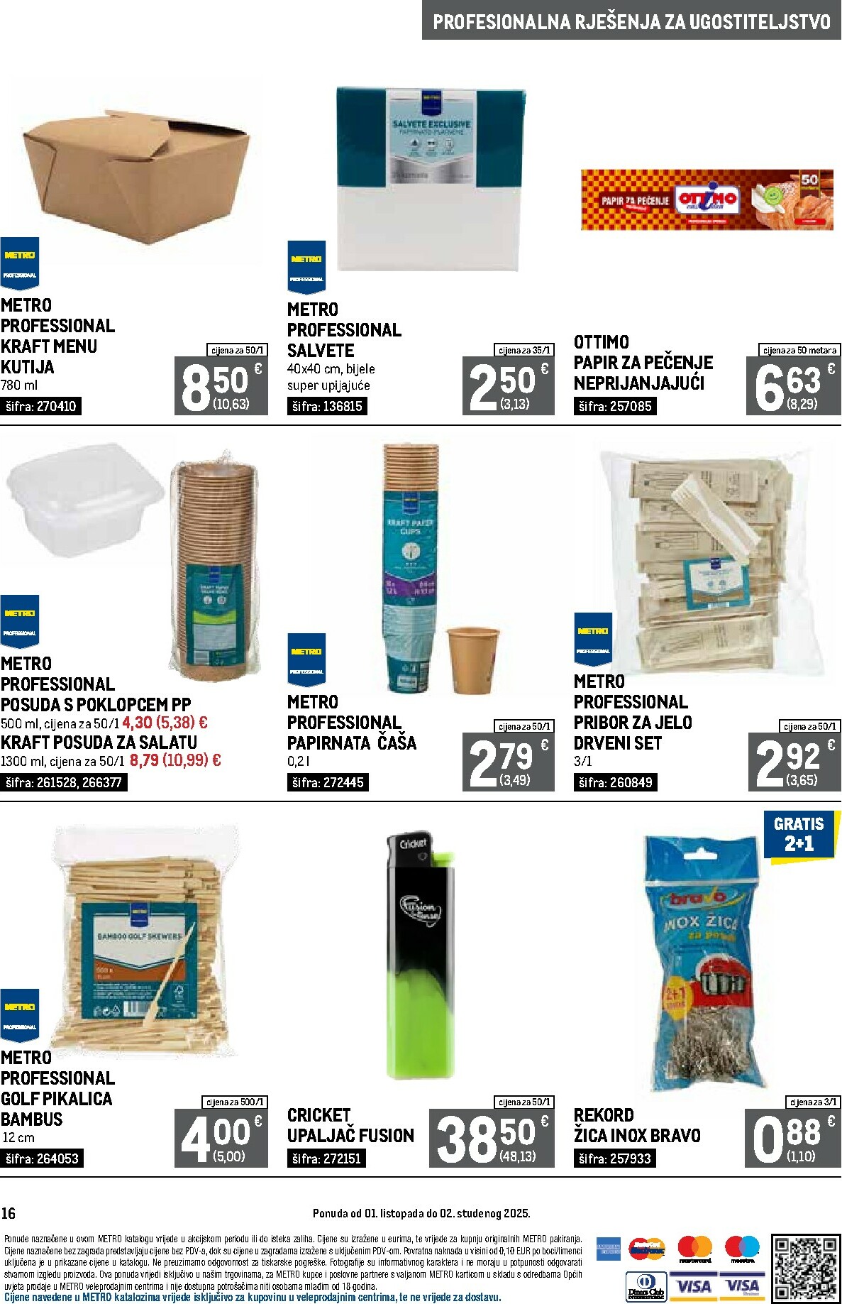 metro - Prelistajte katalog Metro - Profesionalna rješenja za ugostiteljstvo, vrijedi od 01.10. do 02.11. - page: 16