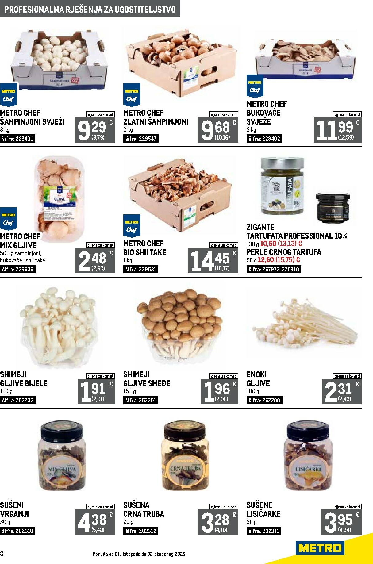 metro - Prelistajte katalog Metro - Profesionalna rješenja za ugostiteljstvo, vrijedi od 01.10. do 02.11. - page: 3