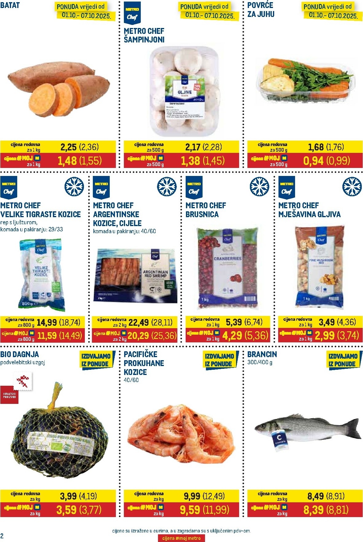 metro - Prelistajte katalog Metro - Prehrana i neprehrana, vrijedi od 01.10. do 15.10. - page: 2