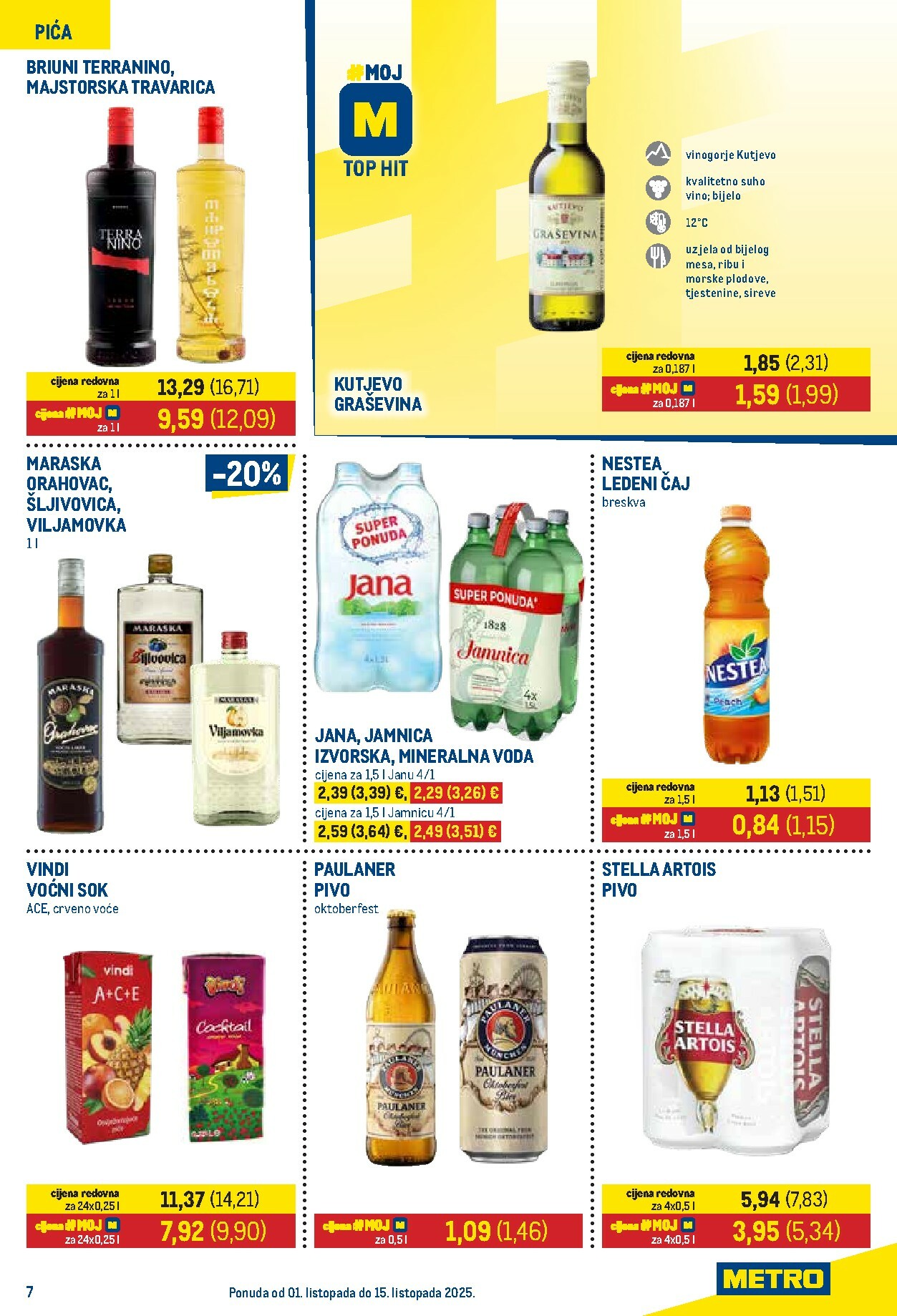 metro - Prelistajte katalog Metro - Prehrana i neprehrana, vrijedi od 01.10. do 15.10. - page: 7