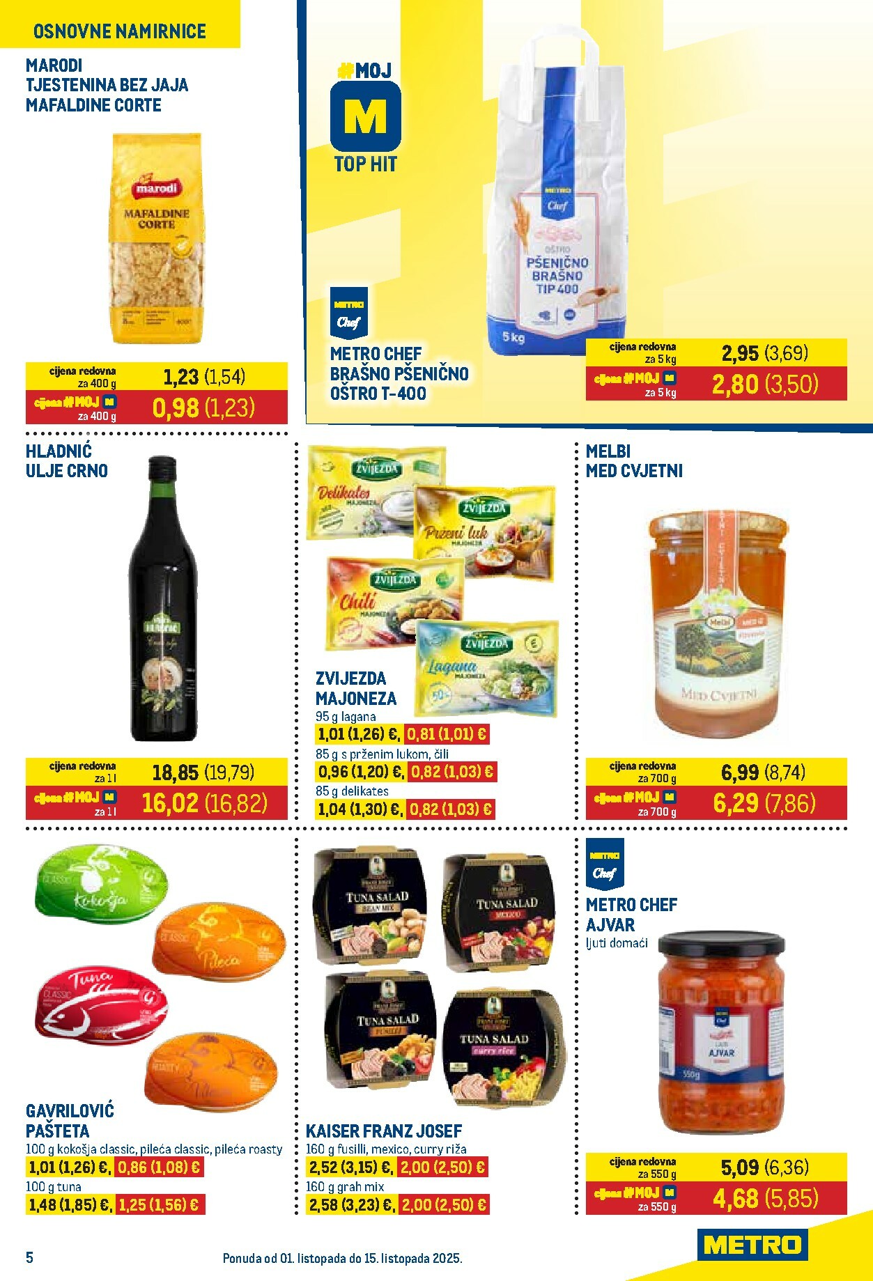 metro - Prelistajte katalog Metro - Prehrana i neprehrana, vrijedi od 01.10. do 15.10. - page: 5