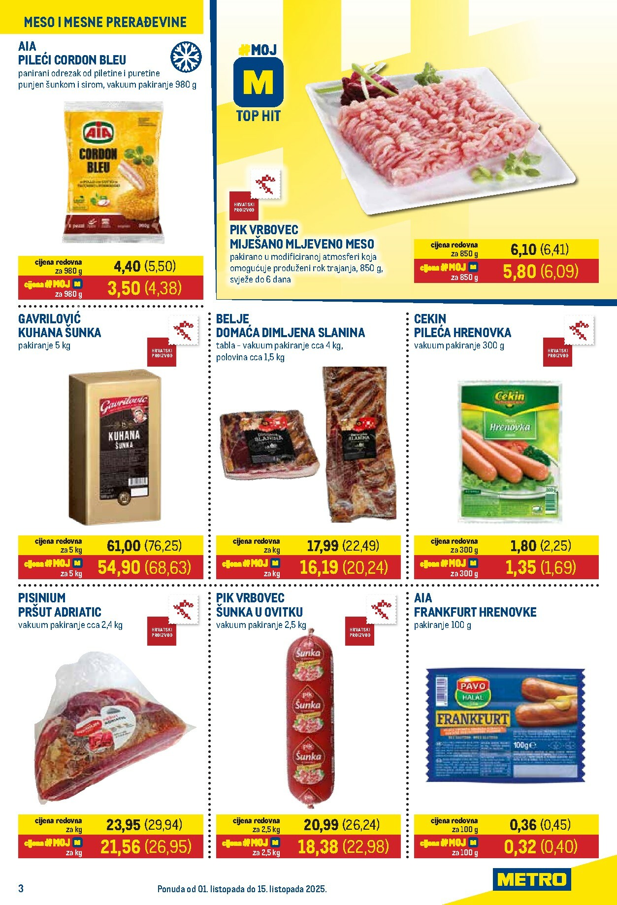 metro - Prelistajte katalog Metro - Prehrana i neprehrana, vrijedi od 01.10. do 15.10. - page: 3