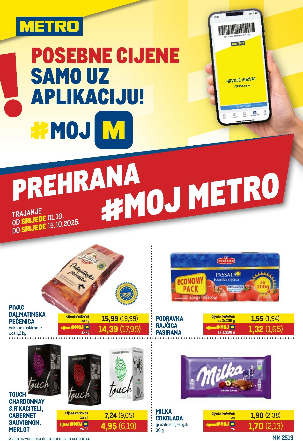metro - Prelistajte katalog Metro - Prehrana i neprehrana, vrijedi od 01.10. do 15.10.