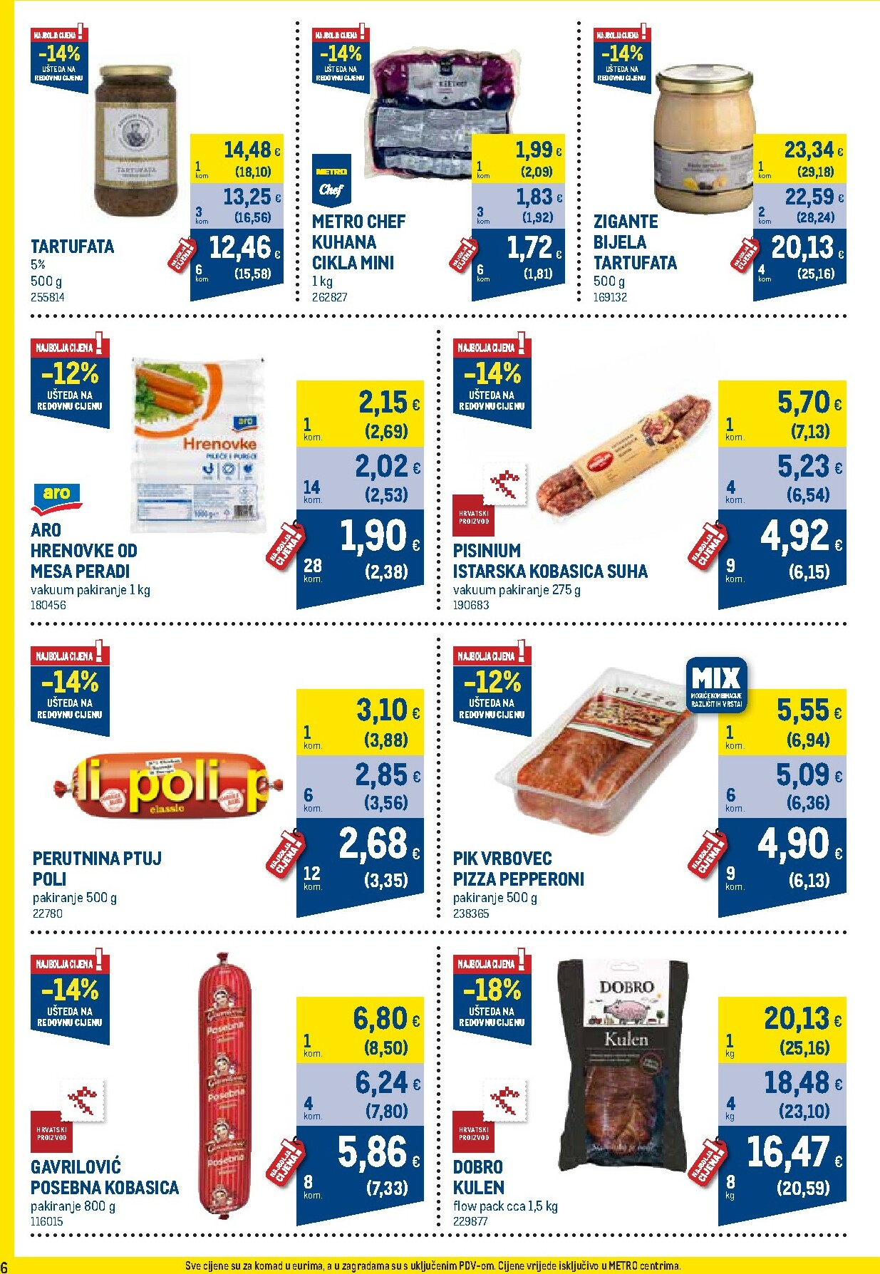 metro - Prelistajte katalog Metro - Profi cijena, vrijedi od 01.10. do 02.11. - page: 6