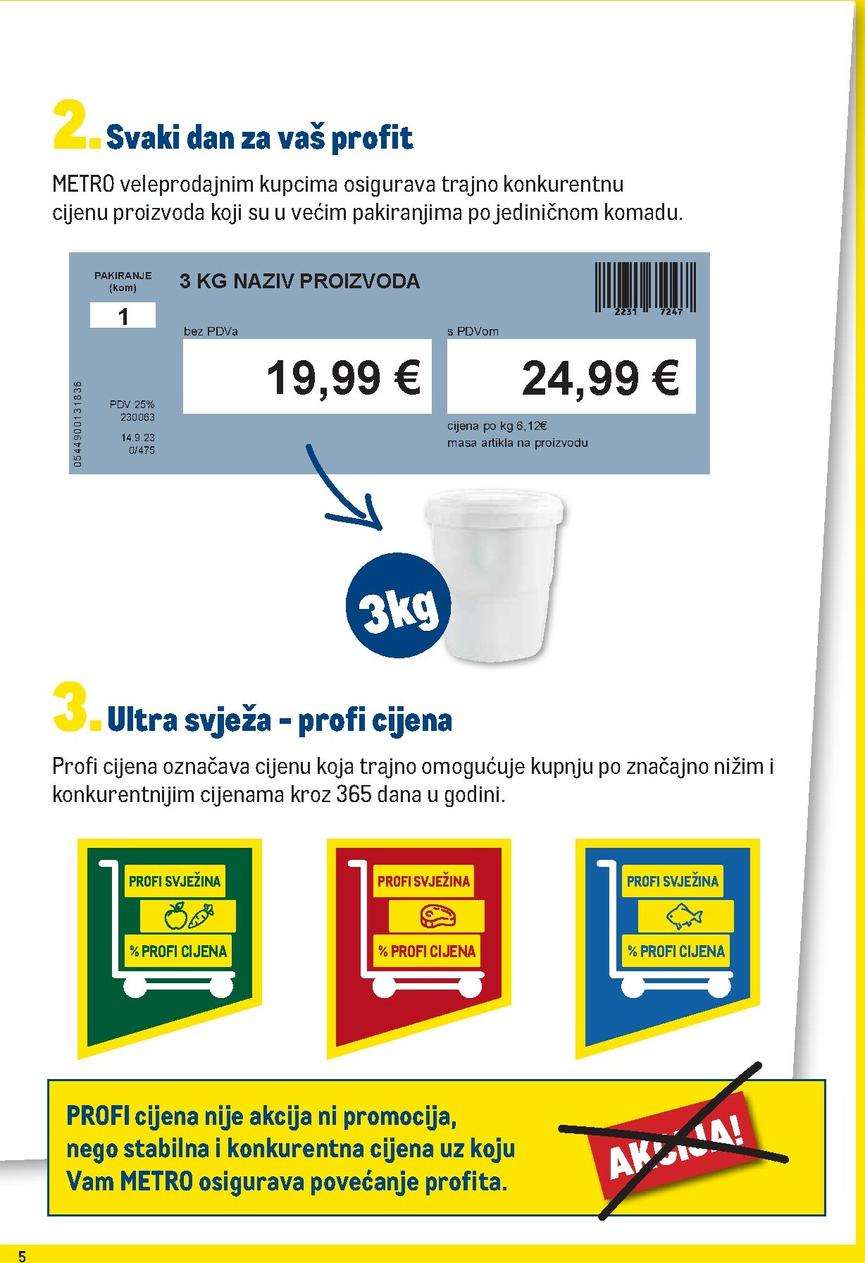 metro - Prelistajte katalog Metro - Profi cijena, vrijedi od 01.10. do 02.11. - page: 5