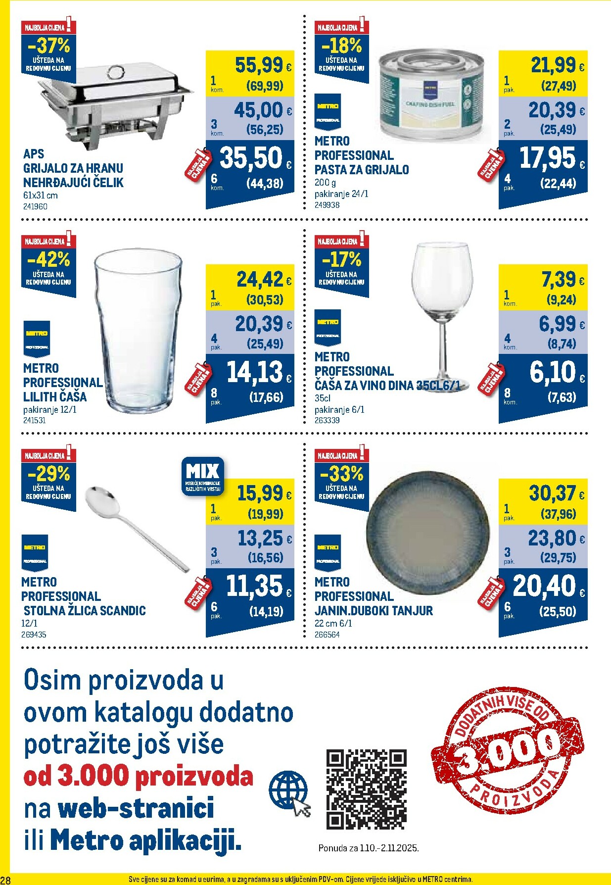 metro - Prelistajte katalog Metro - Profi cijena, vrijedi od 01.10. do 02.11. - page: 28