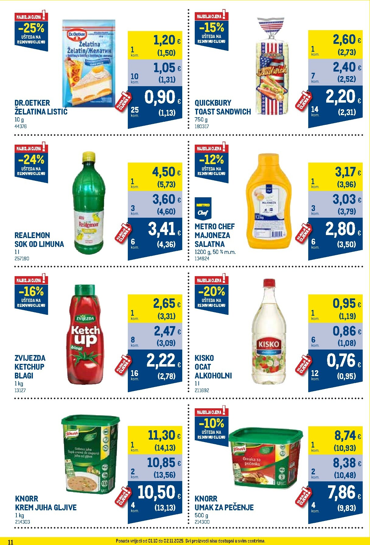 metro - Prelistajte katalog Metro - Profi cijena, vrijedi od 01.10. do 02.11. - page: 11