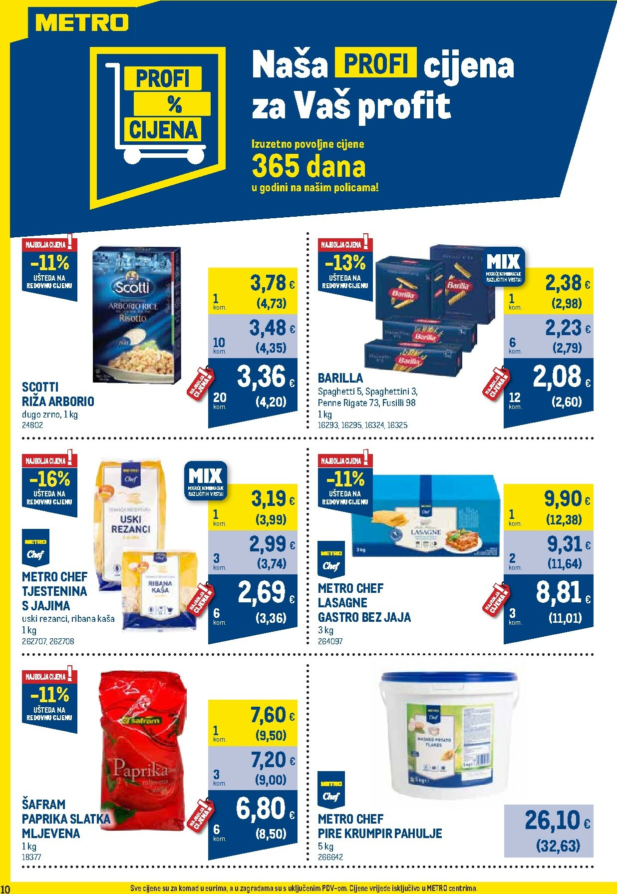 metro - Prelistajte katalog Metro - Profi cijena, vrijedi od 01.10. do 02.11. - page: 10