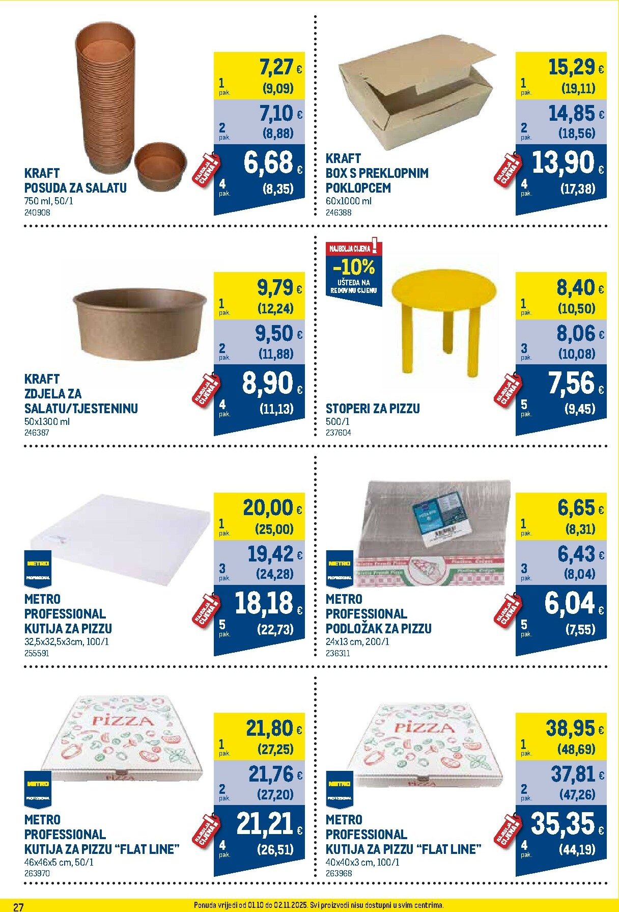 metro - Prelistajte katalog Metro - Profi cijena, vrijedi od 01.10. do 02.11. - page: 27