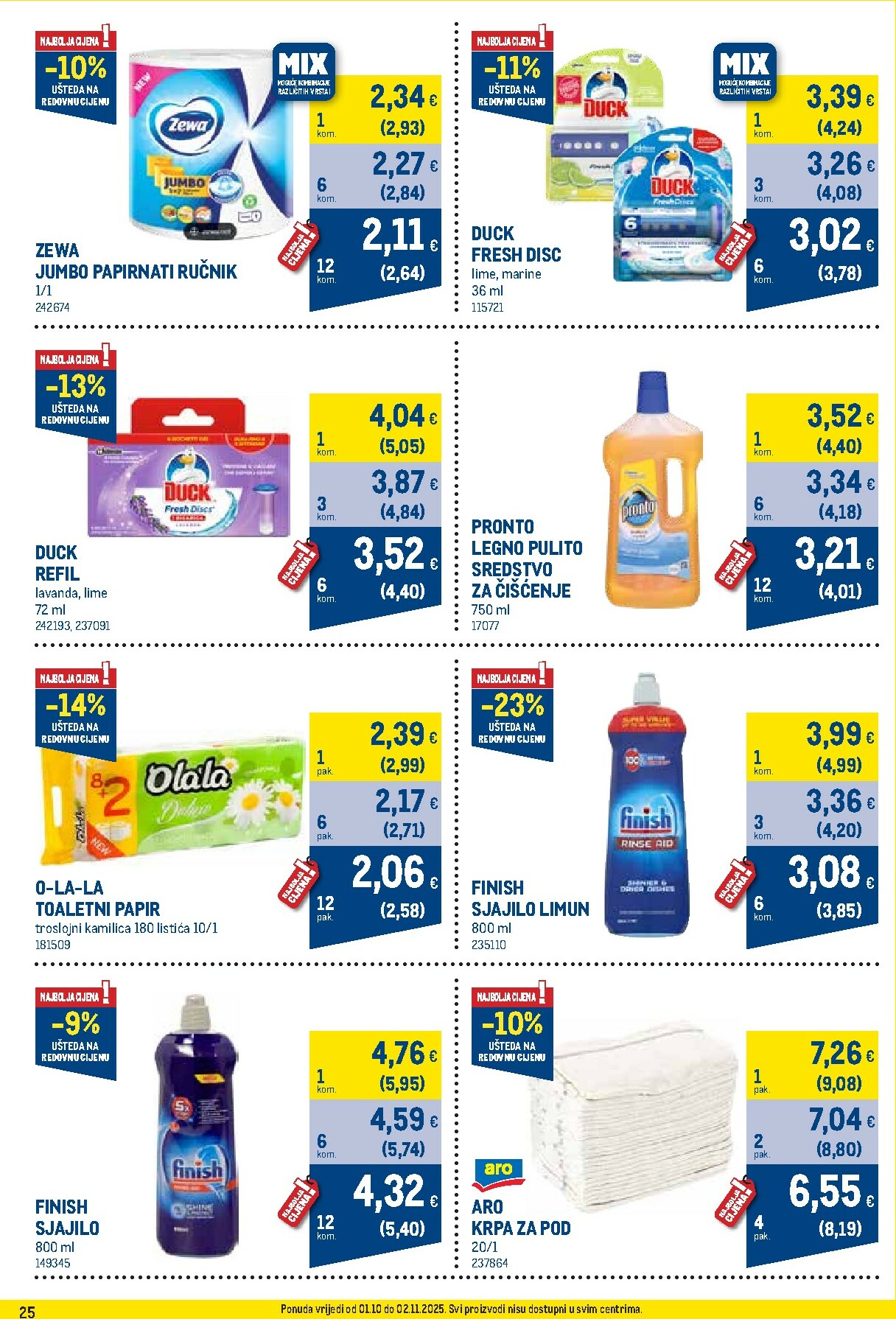 metro - Prelistajte katalog Metro - Profi cijena, vrijedi od 01.10. do 02.11. - page: 25