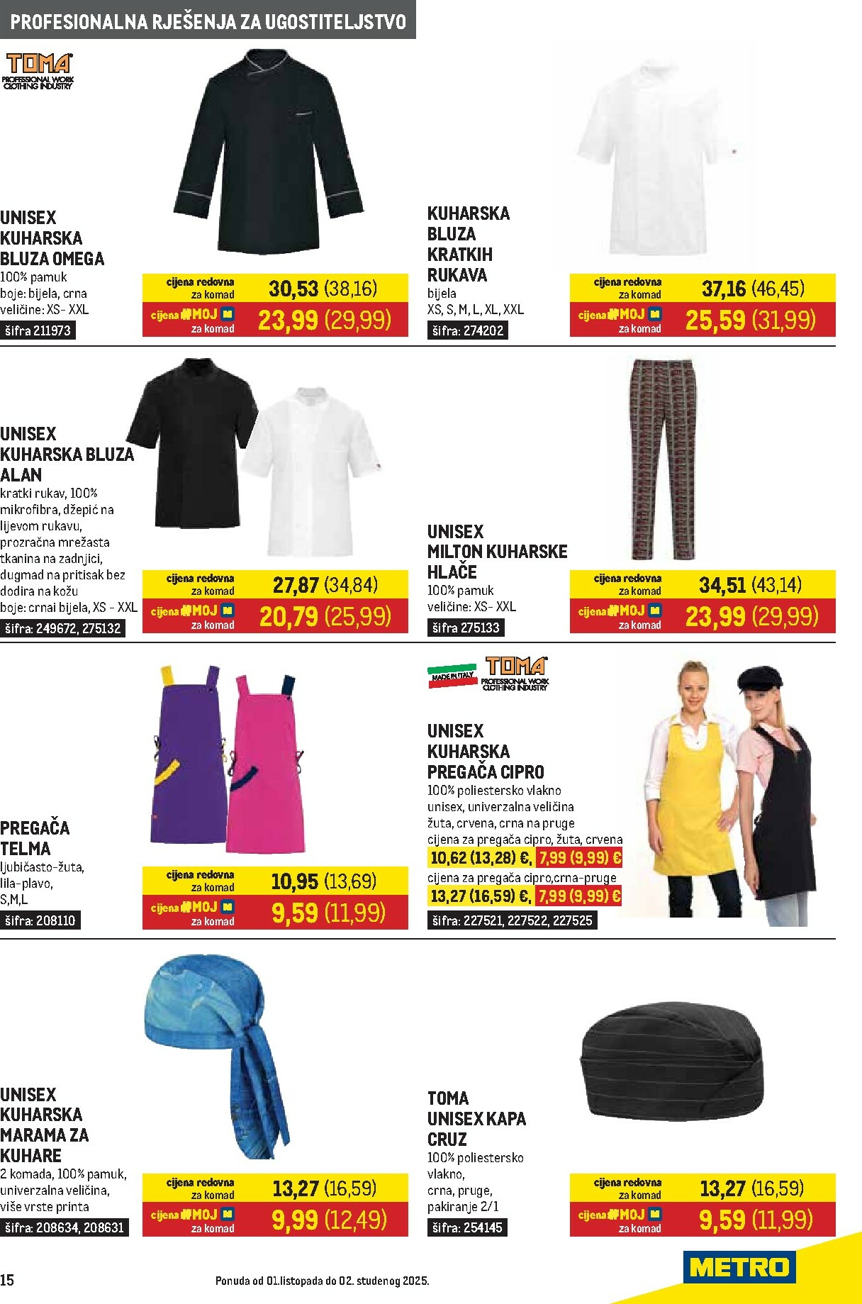 metro - Prelistajte katalog Metro - Gastro, vrijedi od 01.10. do 02.11. - page: 15