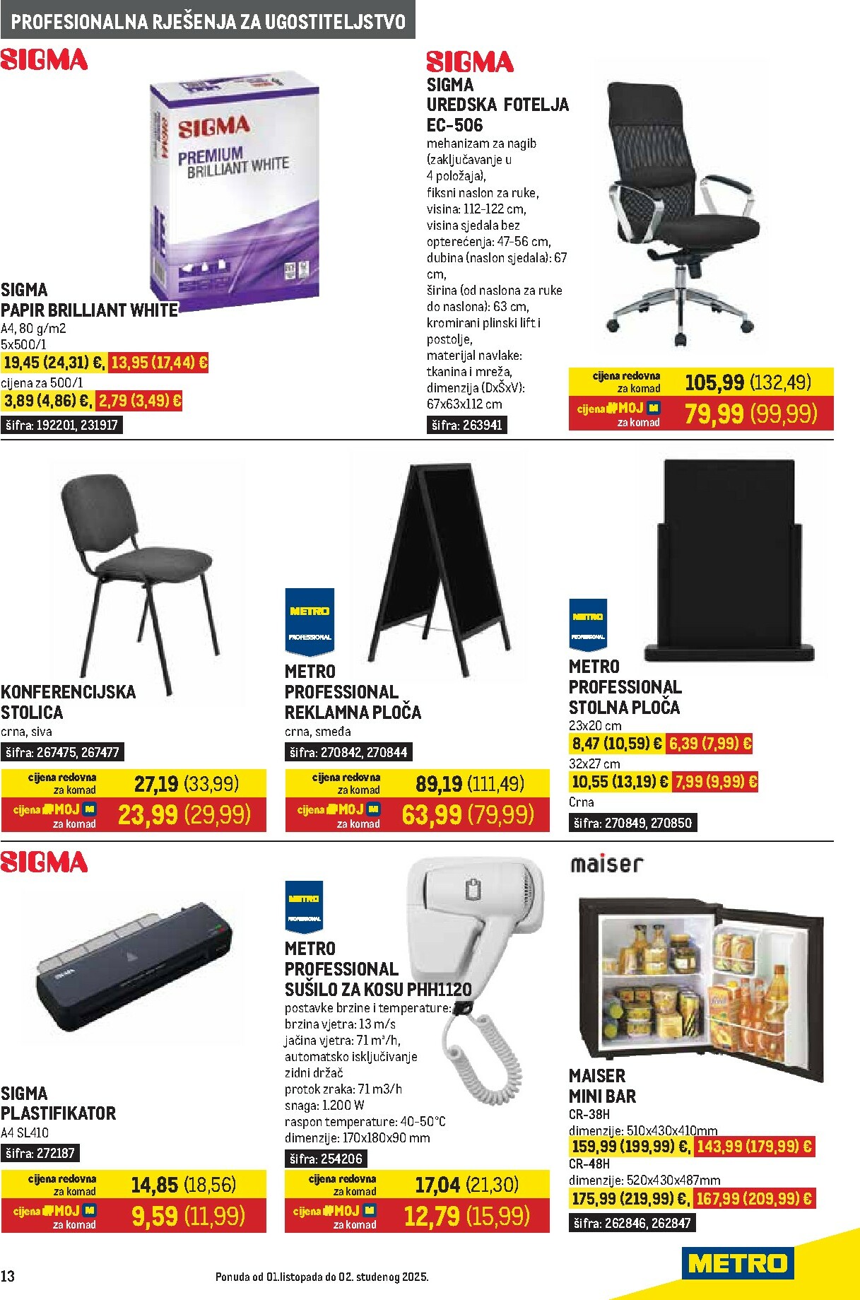 metro - Prelistajte katalog Metro - Gastro, vrijedi od 01.10. do 02.11. - page: 13