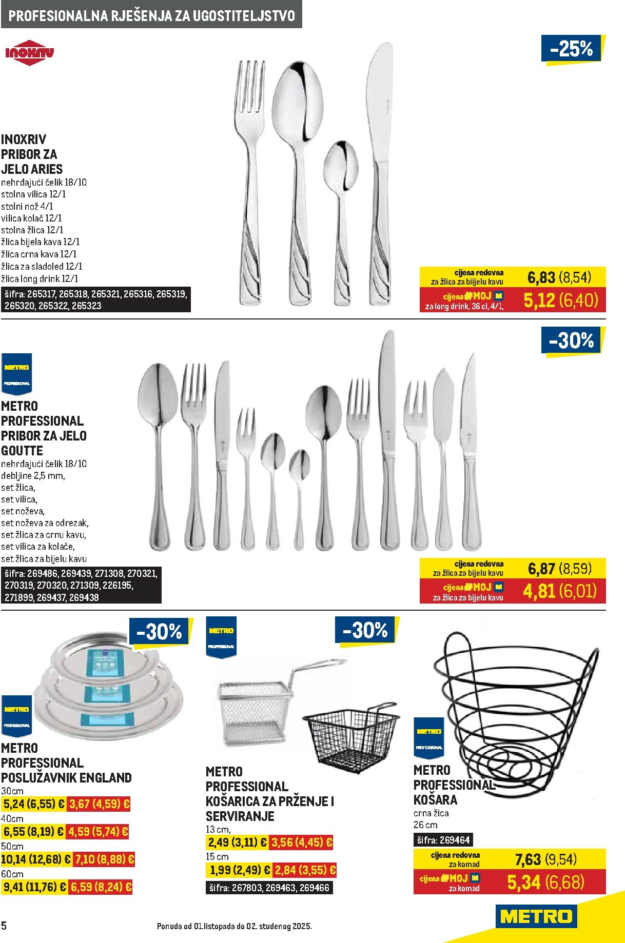 metro - Prelistajte katalog Metro - Gastro, vrijedi od 01.10. do 02.11. - page: 5