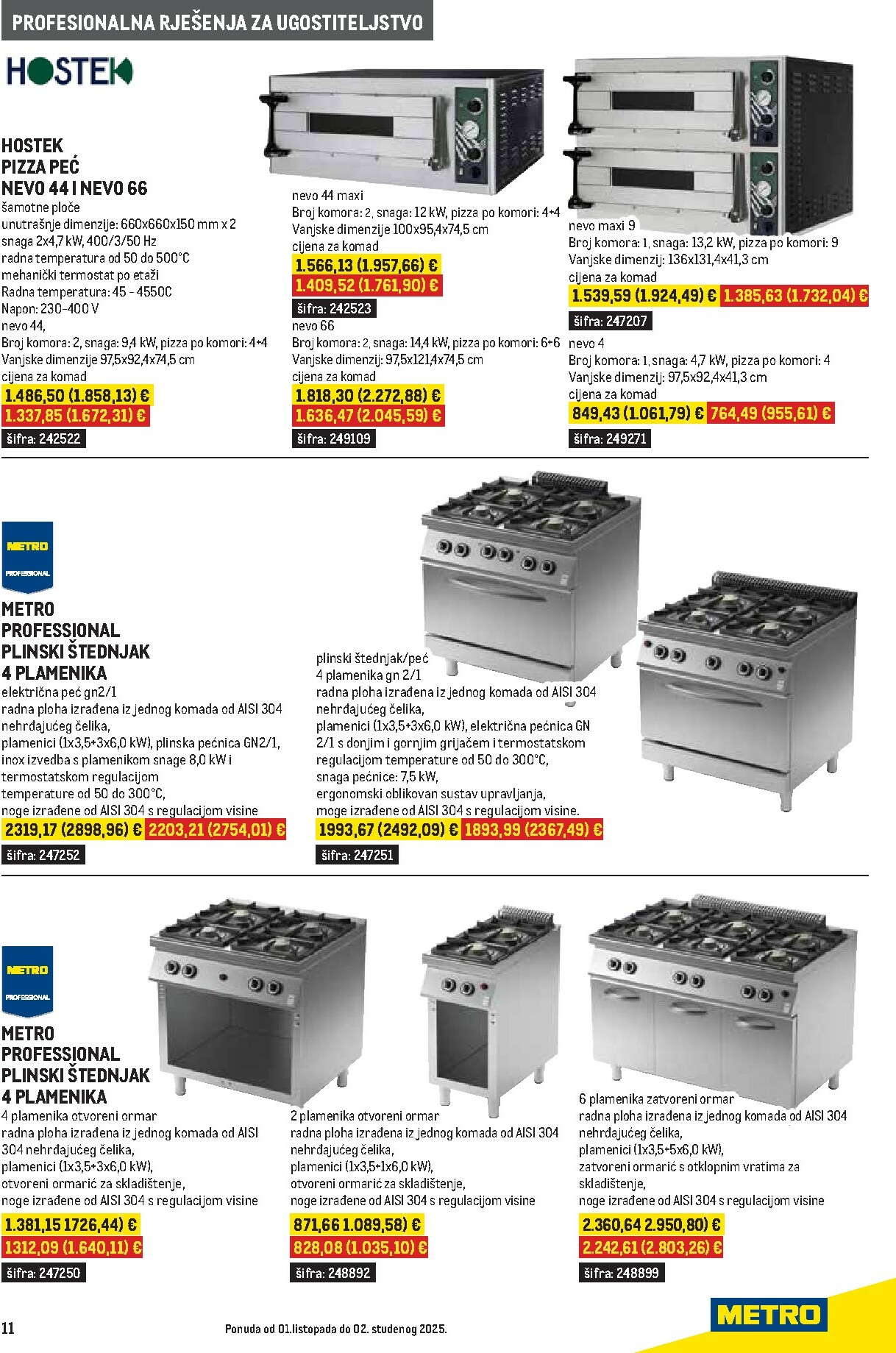 metro - Prelistajte katalog Metro - Gastro, vrijedi od 01.10. do 02.11. - page: 11