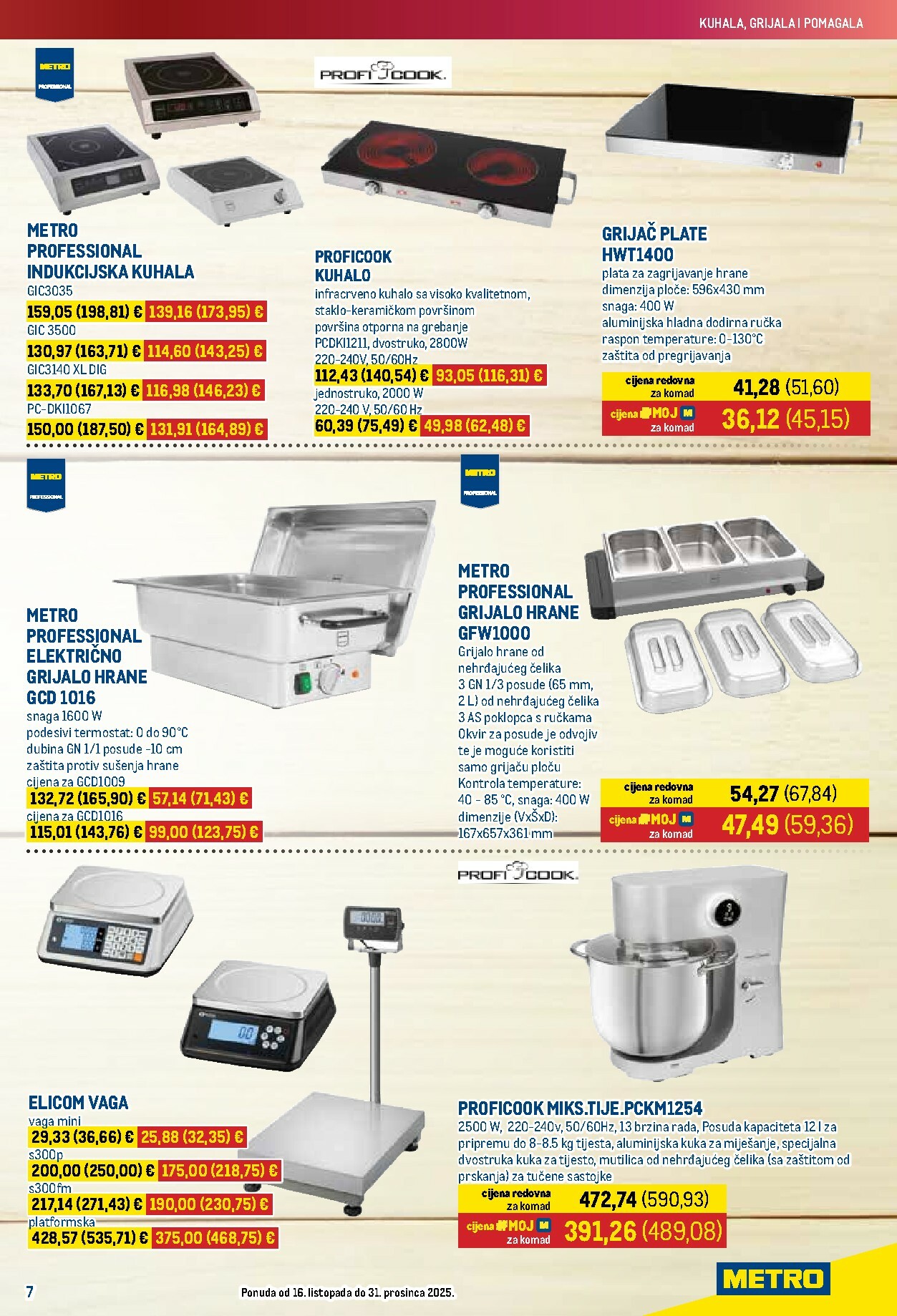 metro - Prelistajte katalog Metro - Adventna ponuda ugostiteljske opreme, vrijedi od 16.10. do 31.12. - page: 7