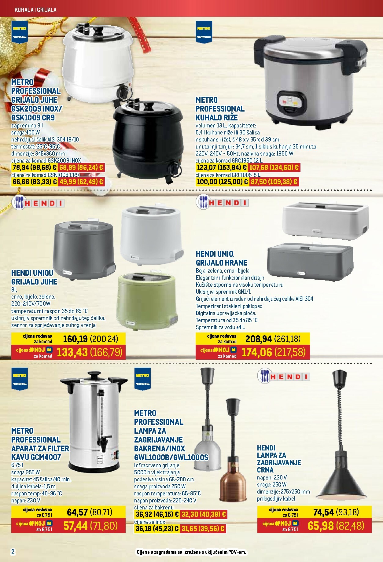 metro - Prelistajte katalog Metro - Adventna ponuda ugostiteljske opreme, vrijedi od 16.10. do 31.12. - page: 2