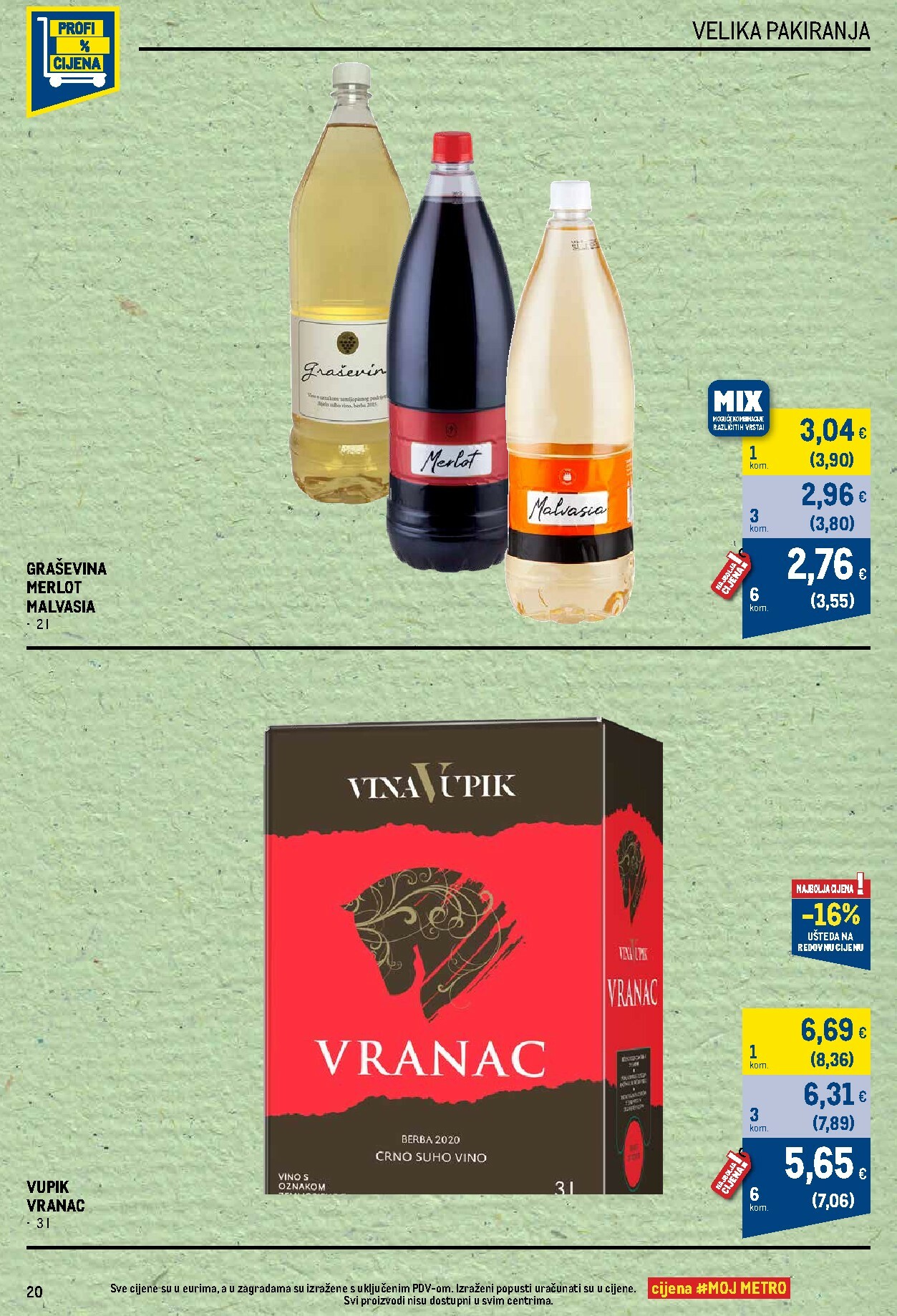 metro - Prelistajte katalog Metro - Vino - 2025, vrijedi od 16.10. do 16.11. - page: 20