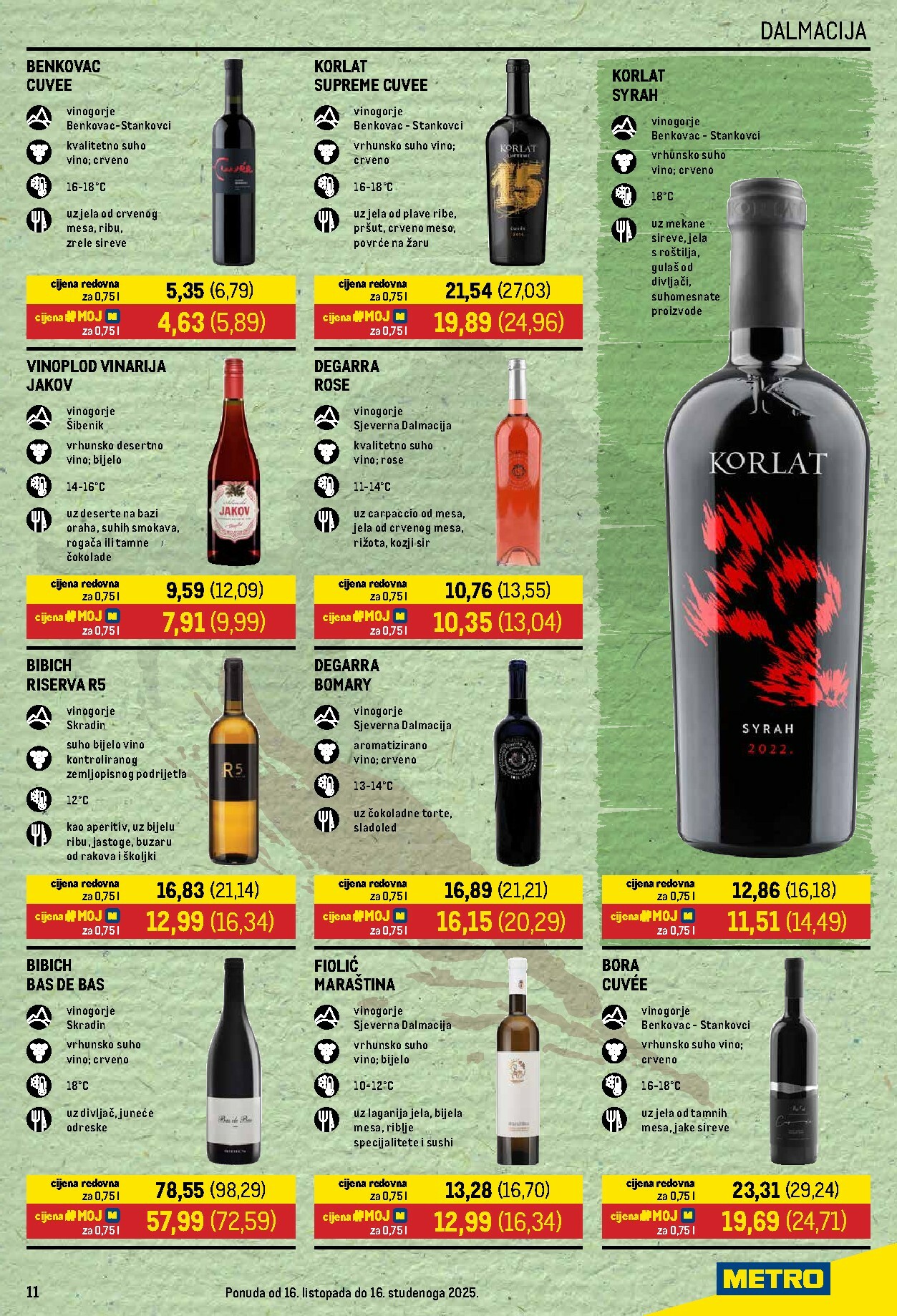 metro - Prelistajte katalog Metro - Vino - 2025, vrijedi od 16.10. do 16.11. - page: 11