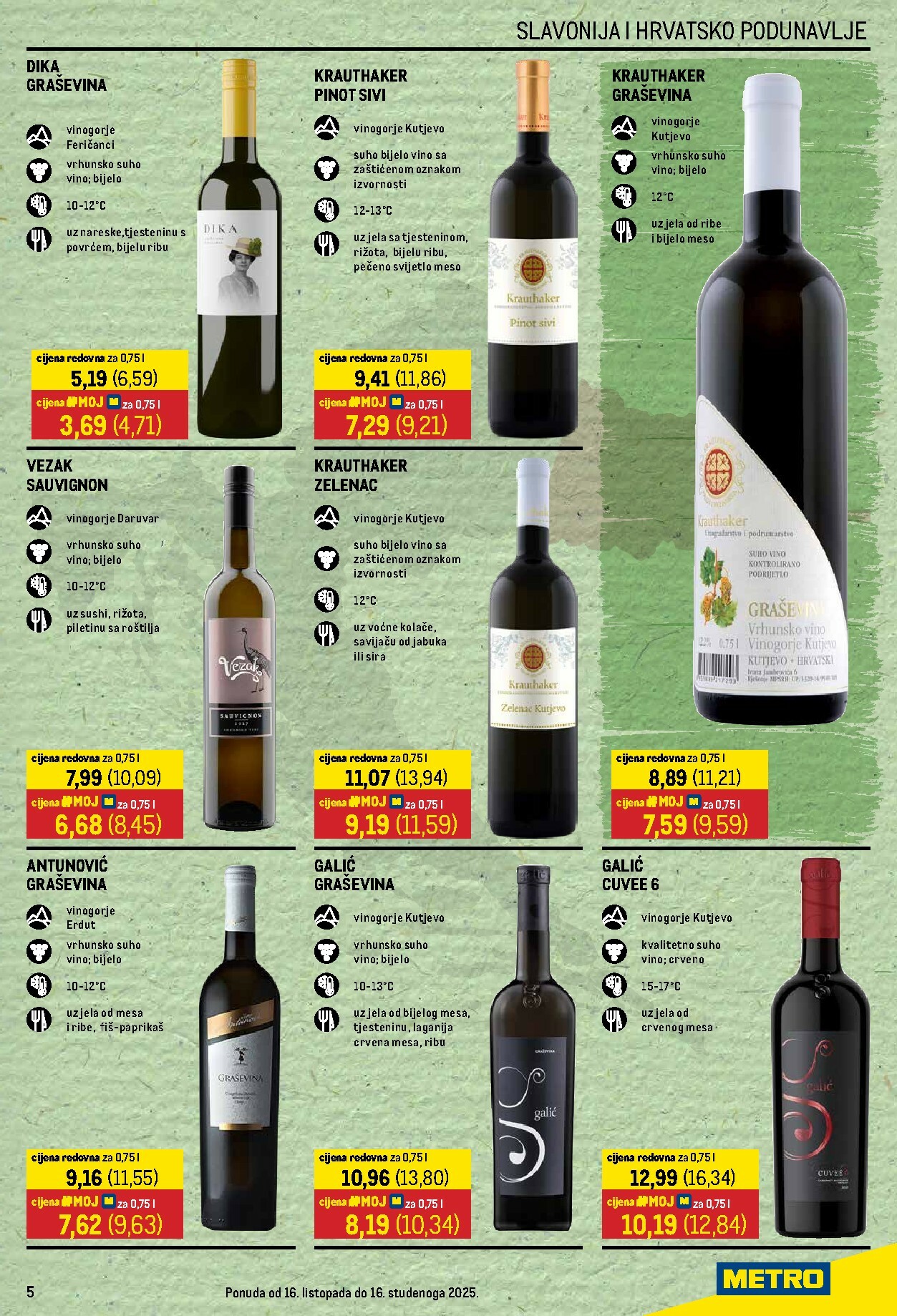 metro - Prelistajte katalog Metro - Vino - 2025, vrijedi od 16.10. do 16.11. - page: 5
